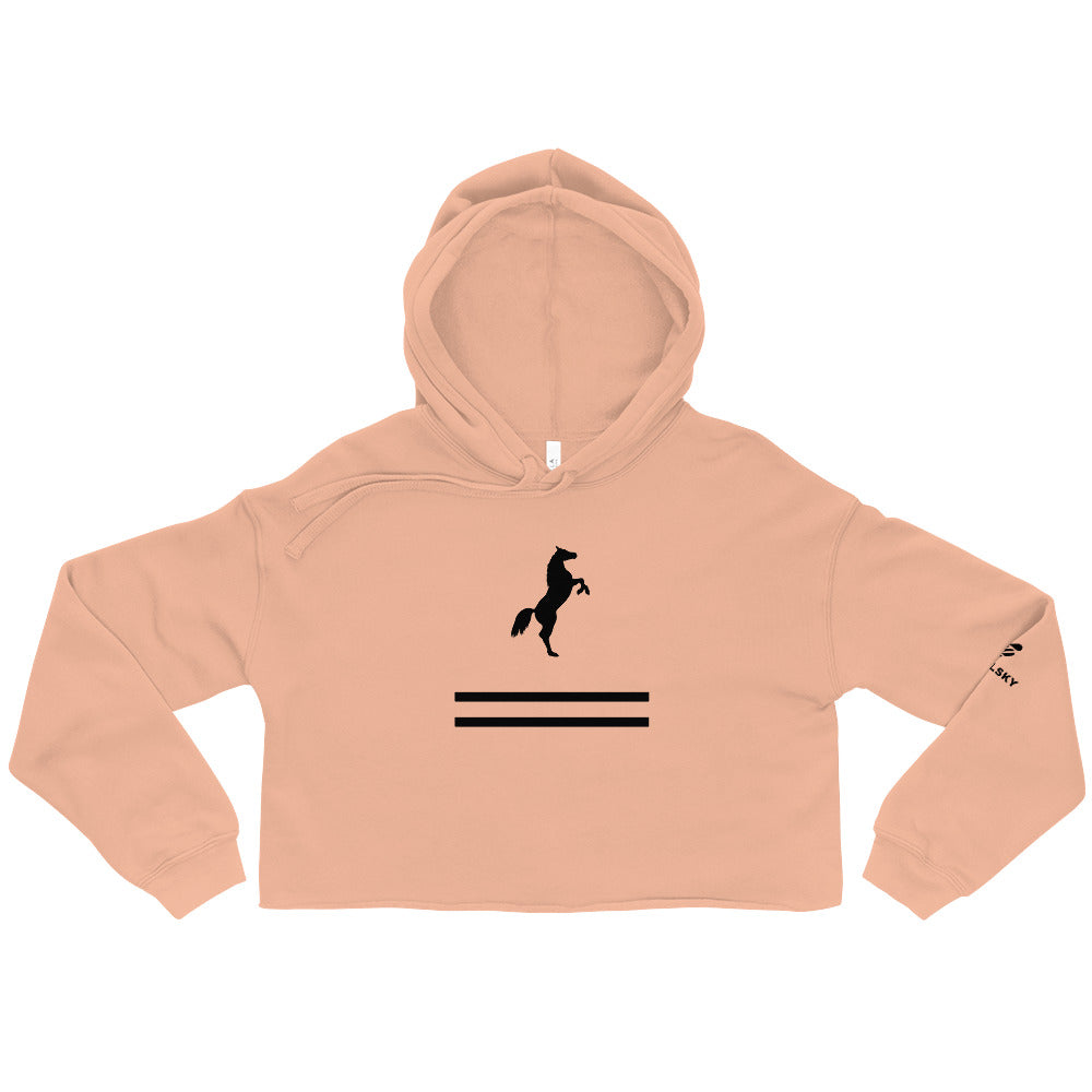 ELEVATE Cropped Hoodie (Pink)