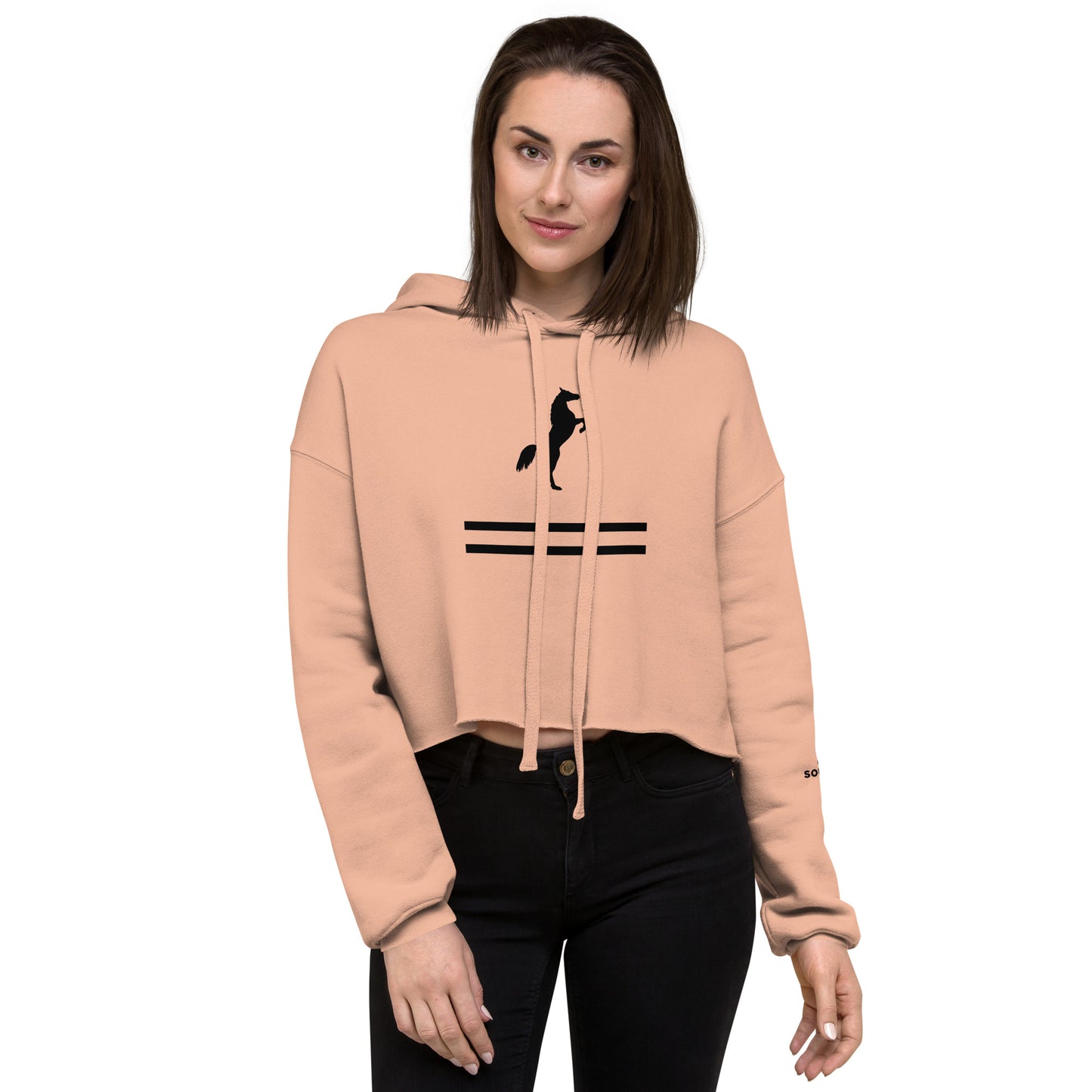 ELEVATE Cropped Hoodie (Pink)