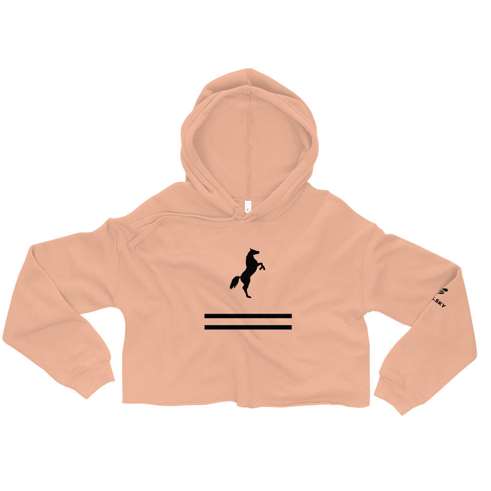 ELEVATE Cropped Hoodie (Pink)