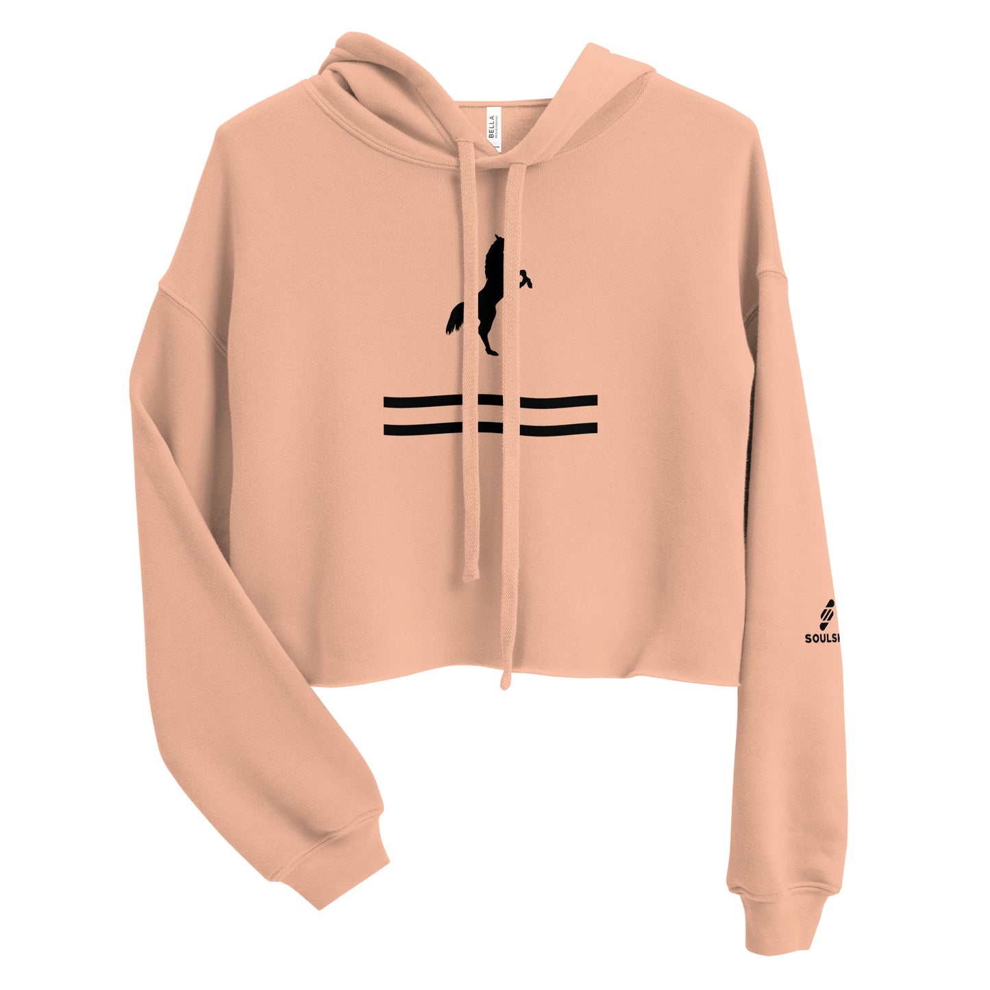 ELEVATE Cropped Hoodie (Pink)