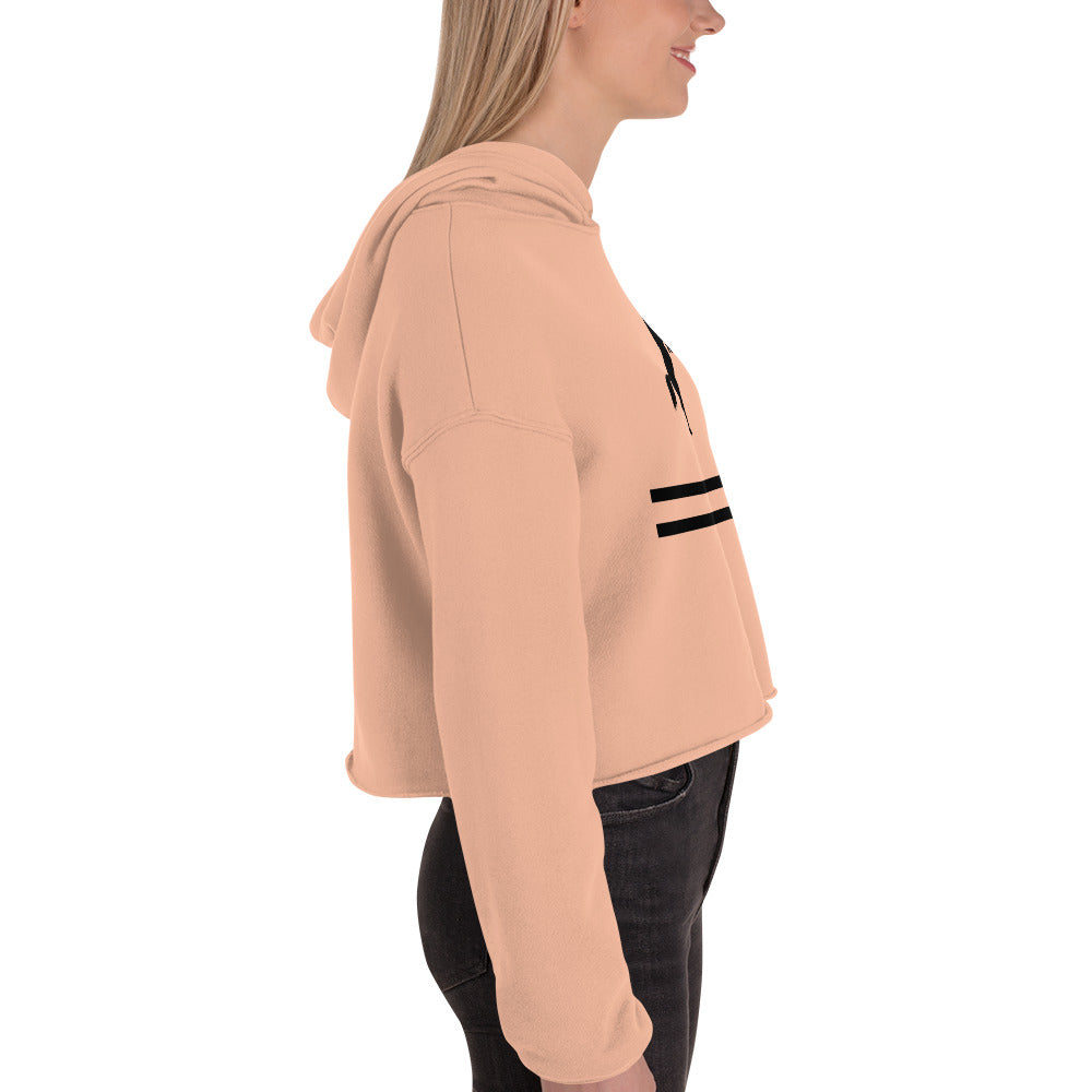 ELEVATE Cropped Hoodie (Pink)