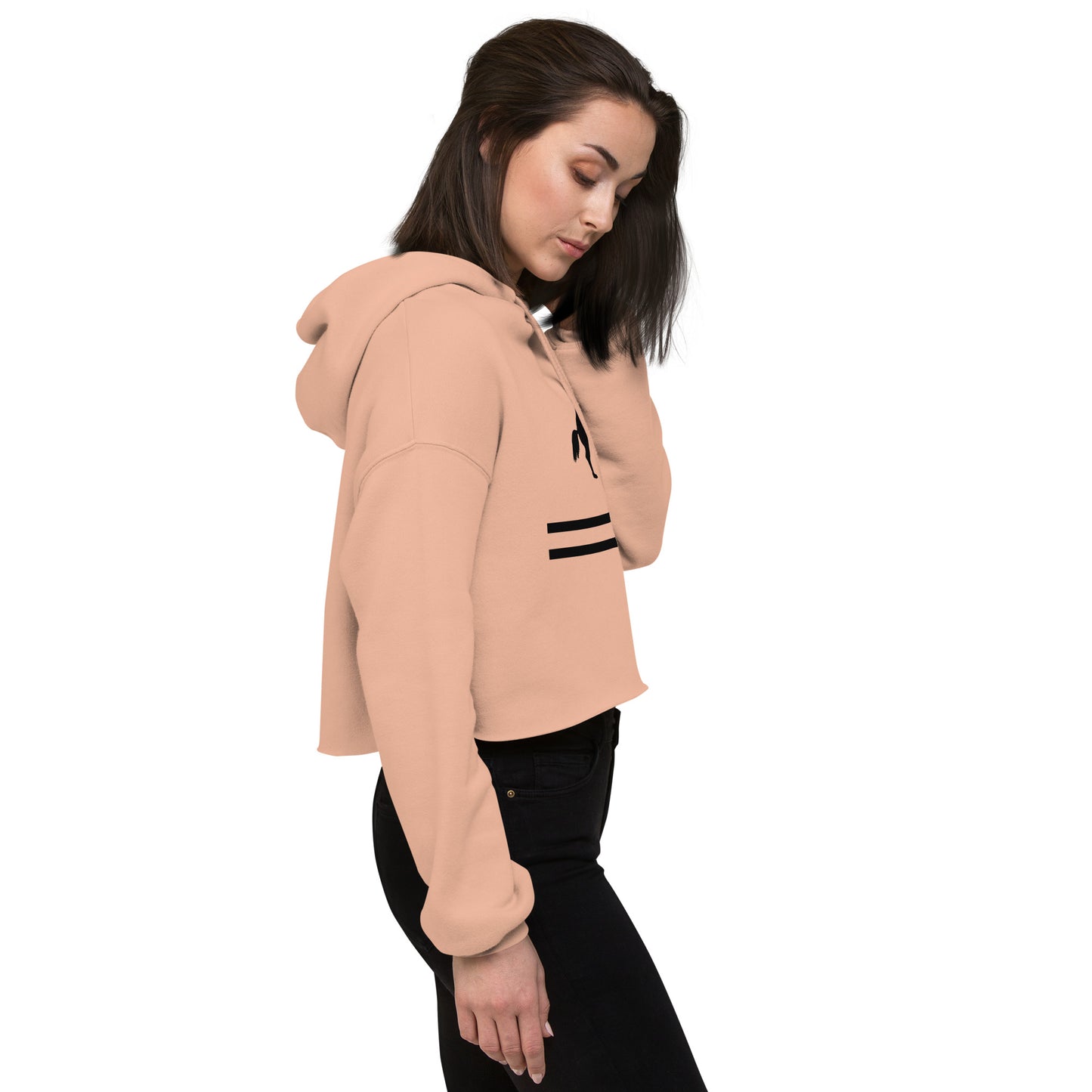 ELEVATE Cropped Hoodie (Pink)
