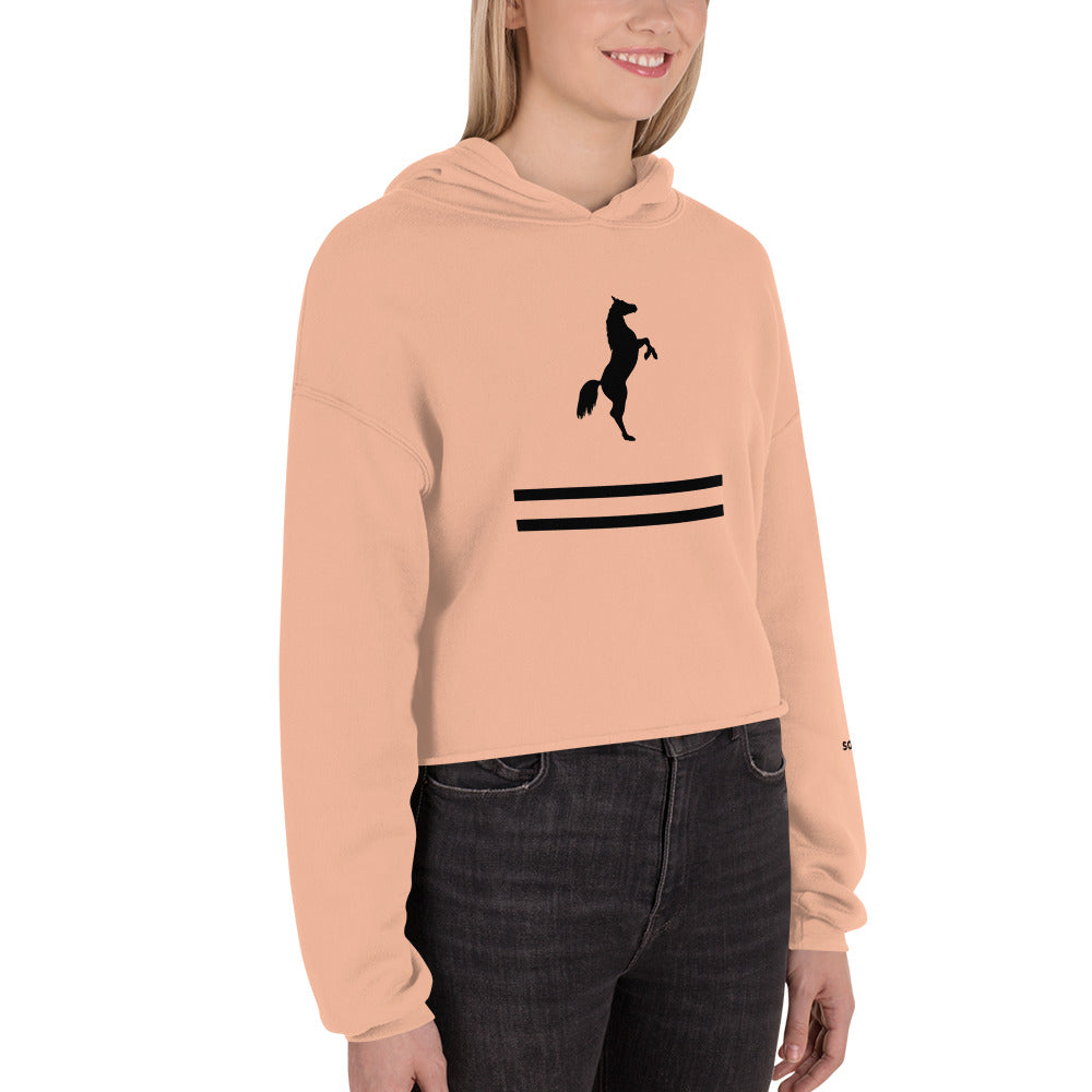 ELEVATE Cropped Hoodie (Pink)