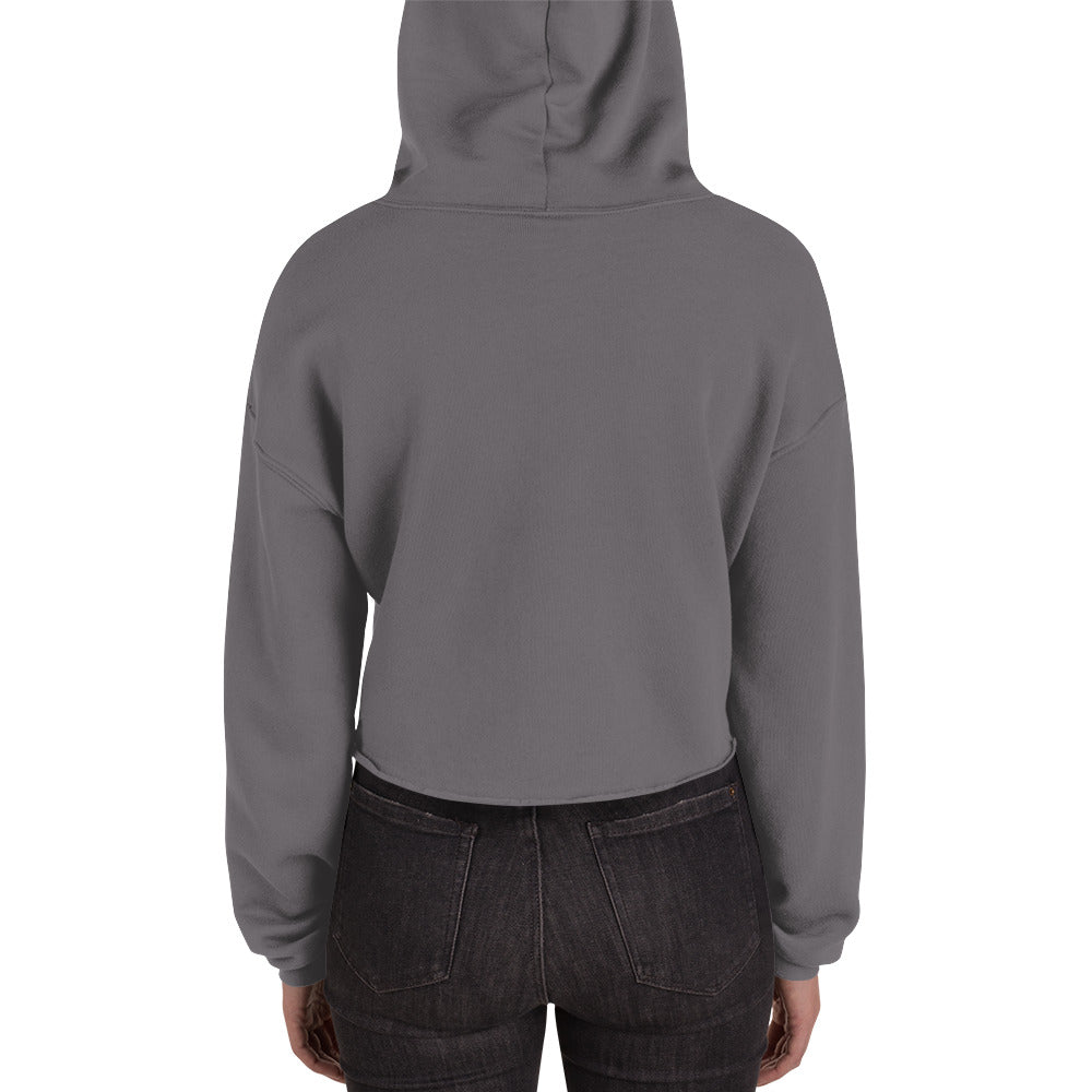 SOULSKY Logo Cropped Hoodie (Storm Gray)