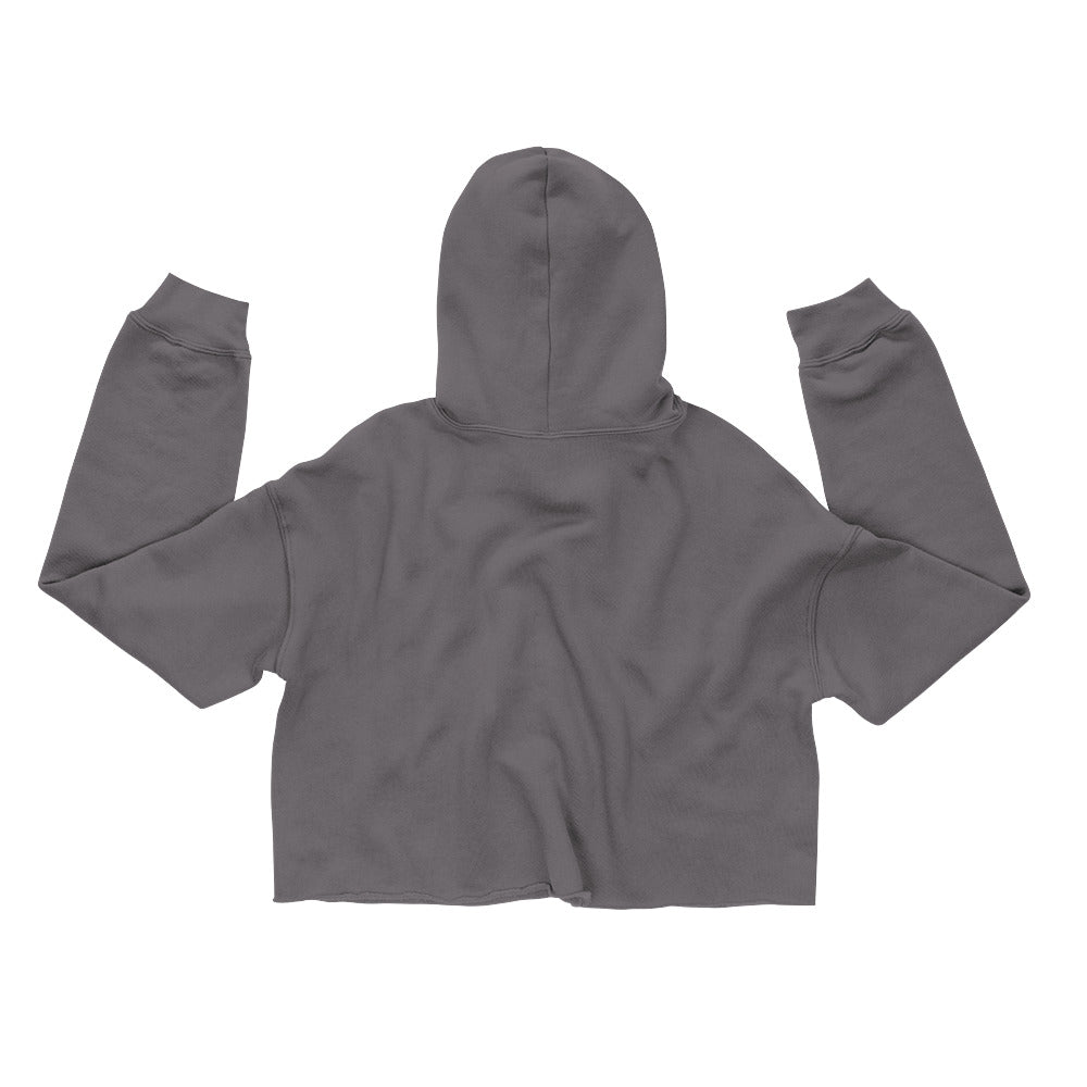 SOULSKY Logo Cropped Hoodie (Storm Gray)