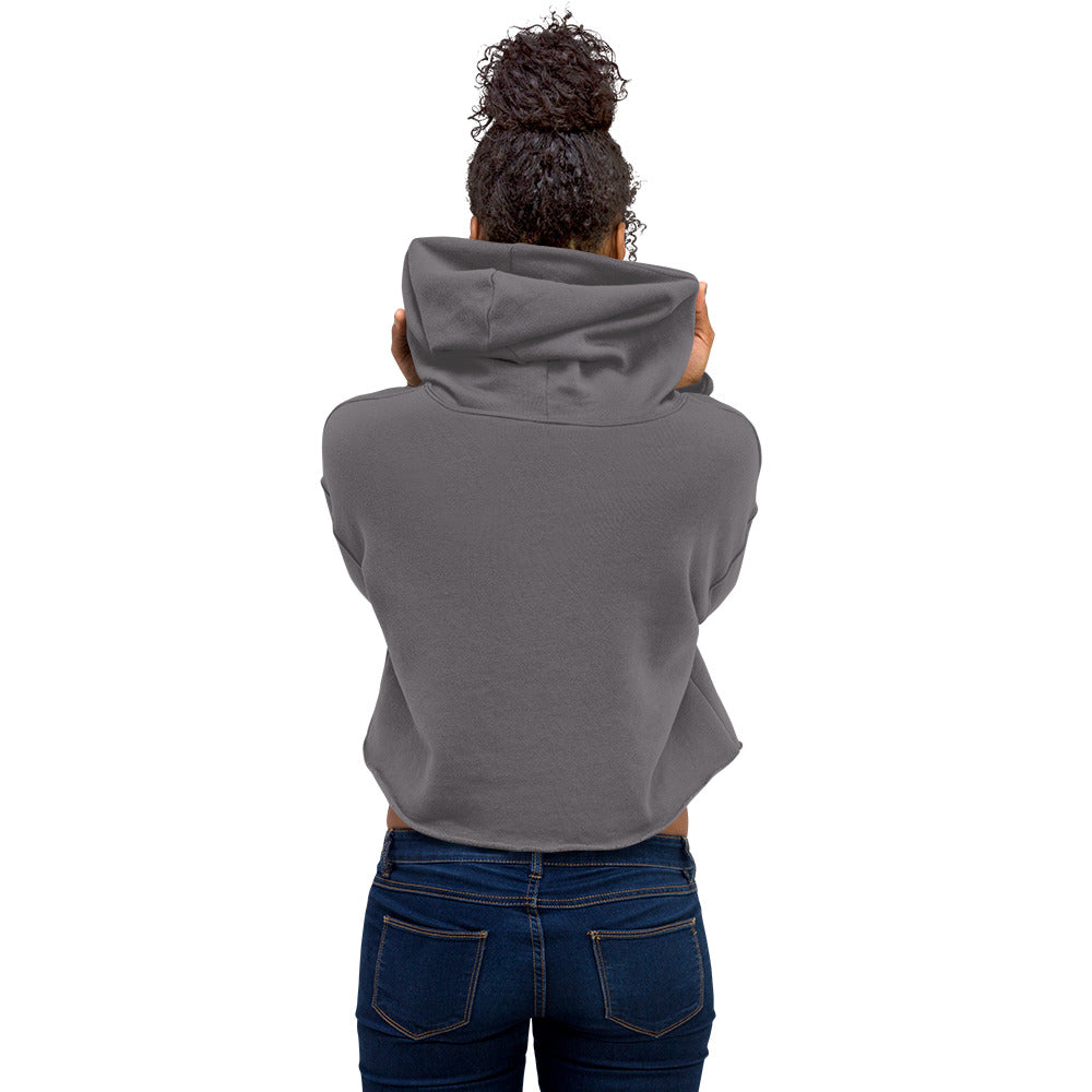SOULSKY Logo Cropped Hoodie (Storm Gray)