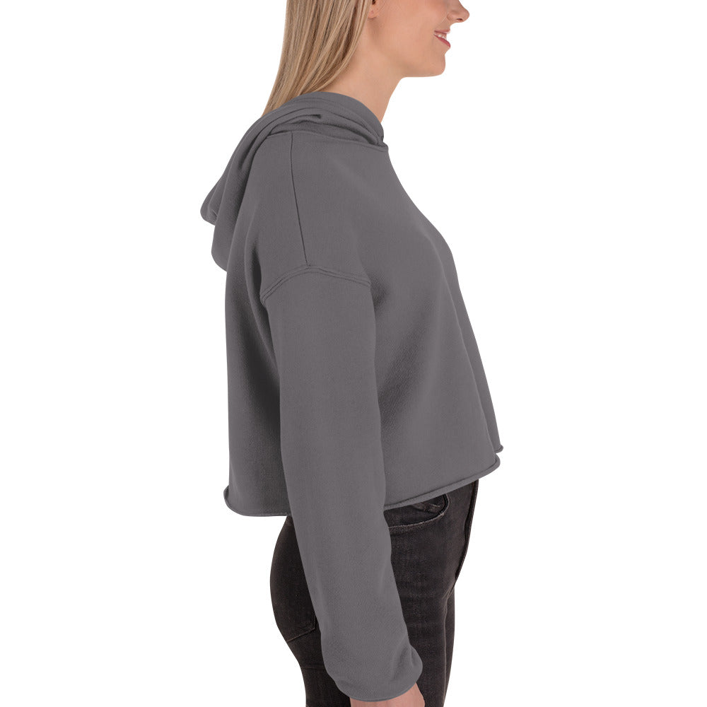 SOULSKY Logo Cropped Hoodie (Storm Gray)