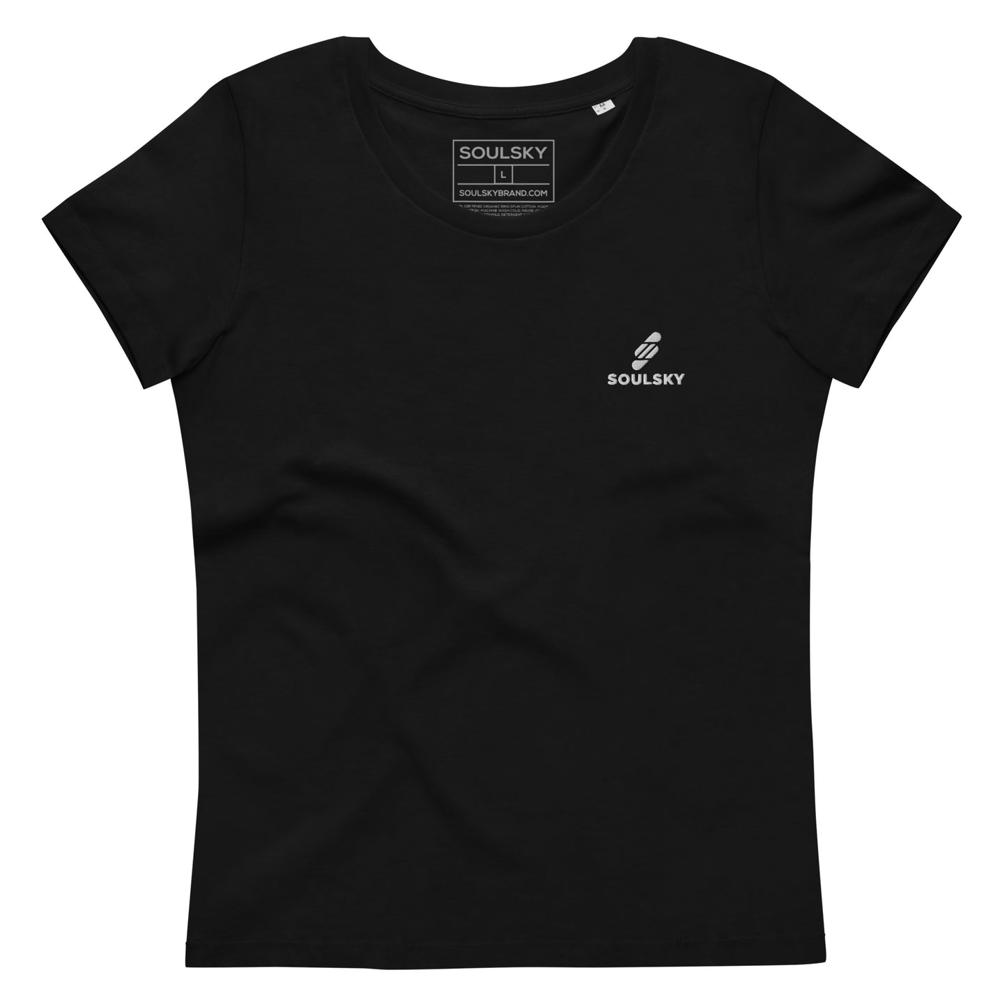 SOULSKY Logo Women's Crewneck T-shirt - Black