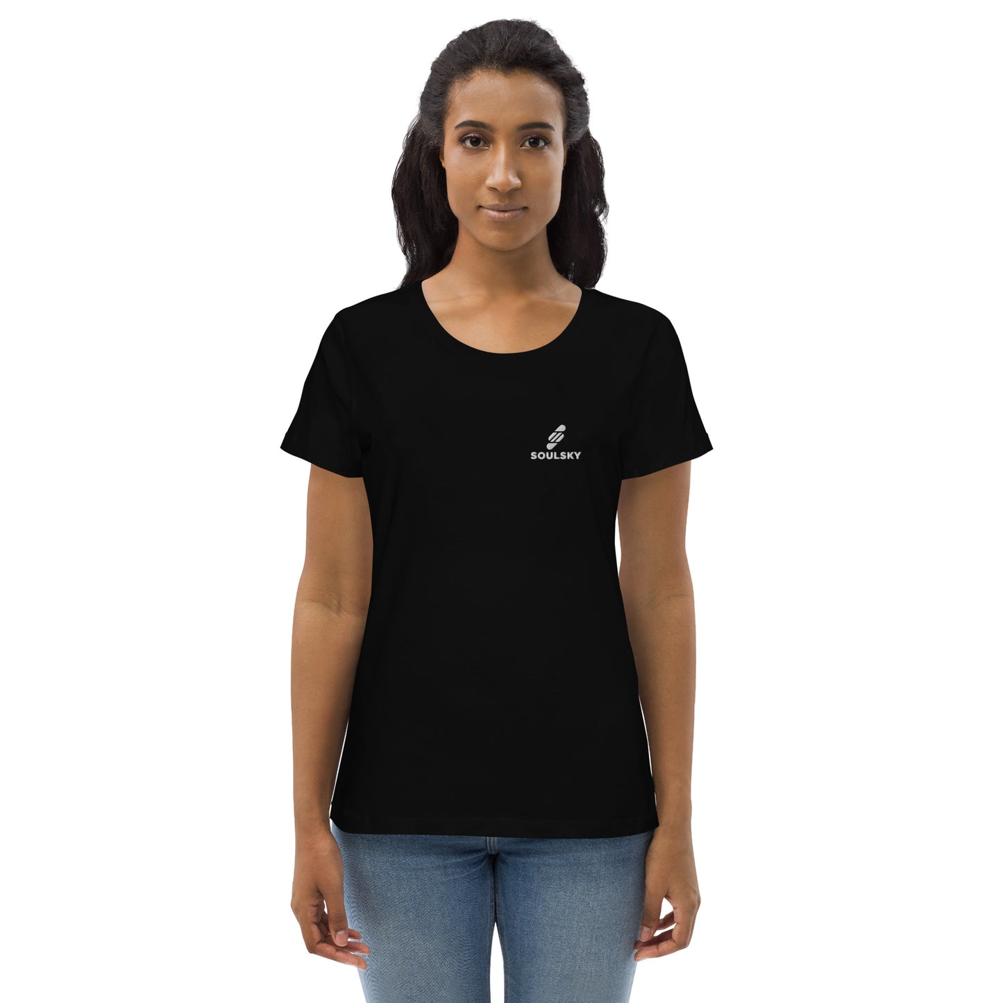 SOULSKY Logo Women's Crewneck T-shirt - Black