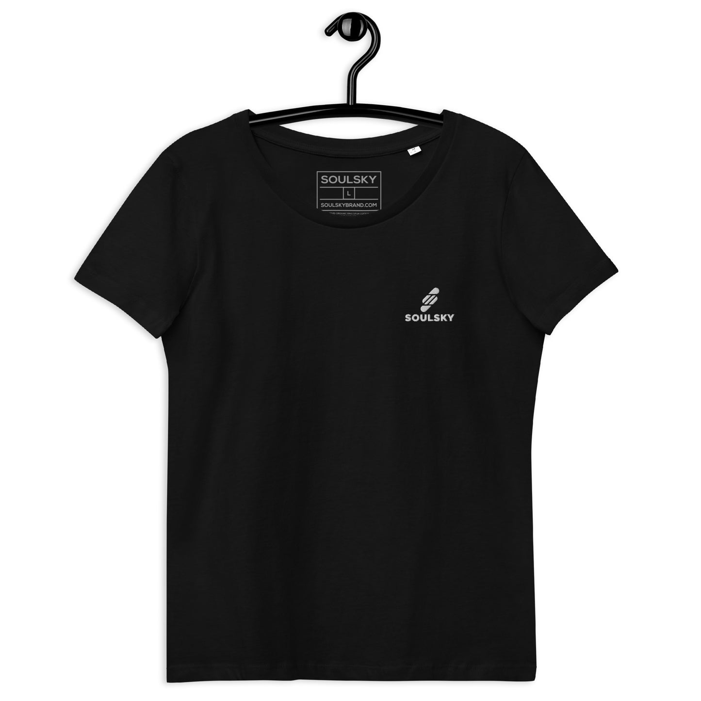 SOULSKY Logo Women's Crewneck T-shirt - Black
