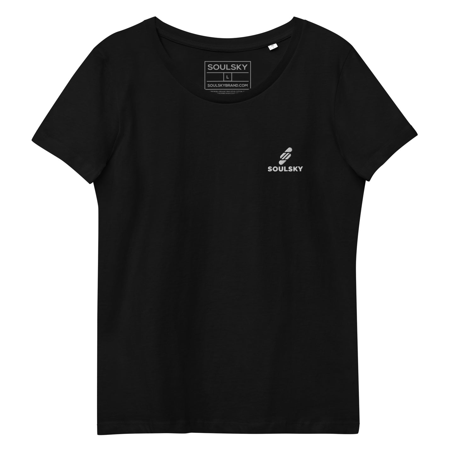 SOULSKY Logo Women's Crewneck T-shirt - Black