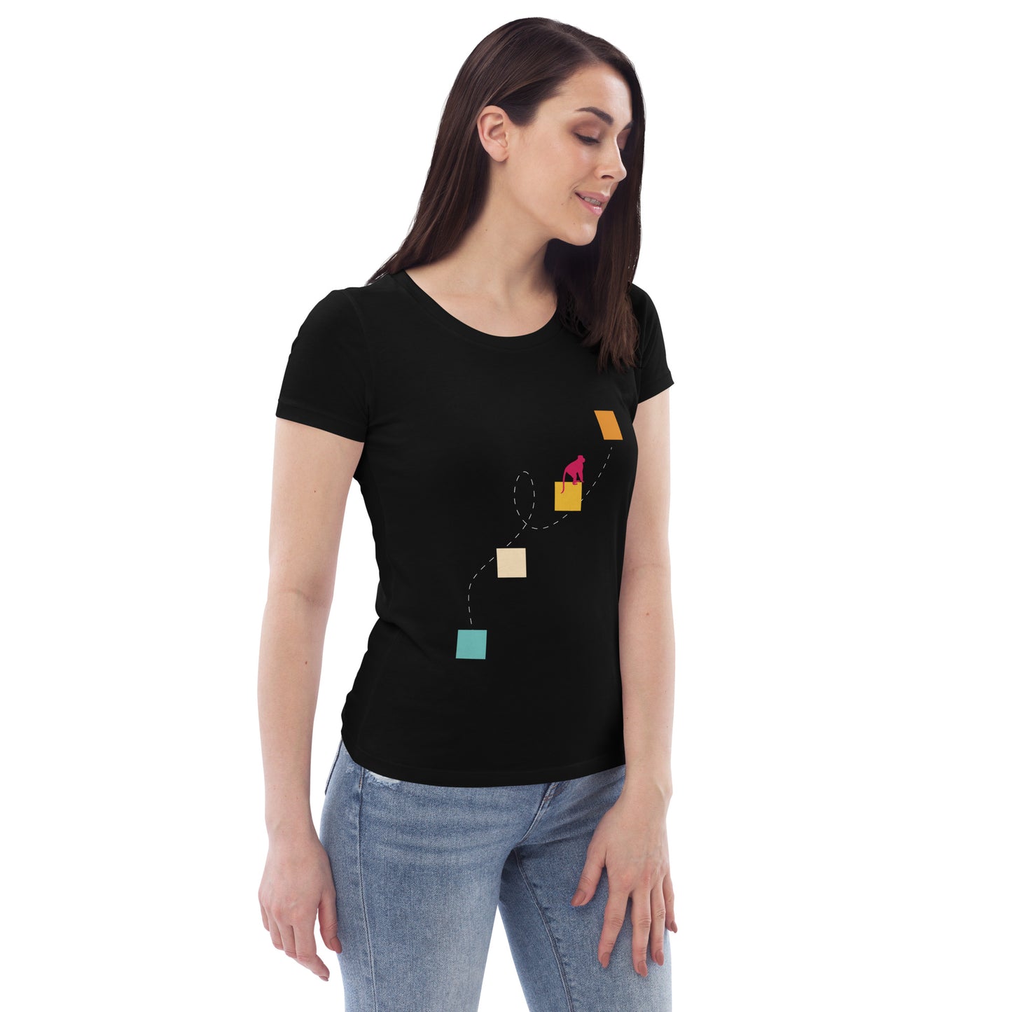NEVER GIVE UP Women's Tee