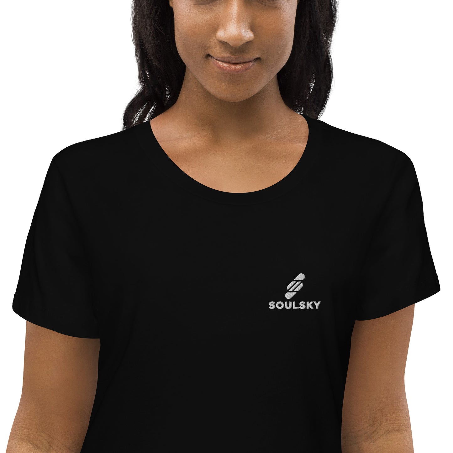 SOULSKY Logo Women's Crewneck T-shirt - Black