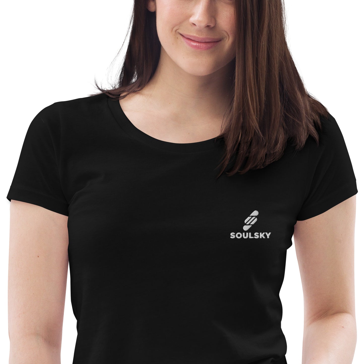 SOULSKY Logo Women's Crewneck T-shirt - Black