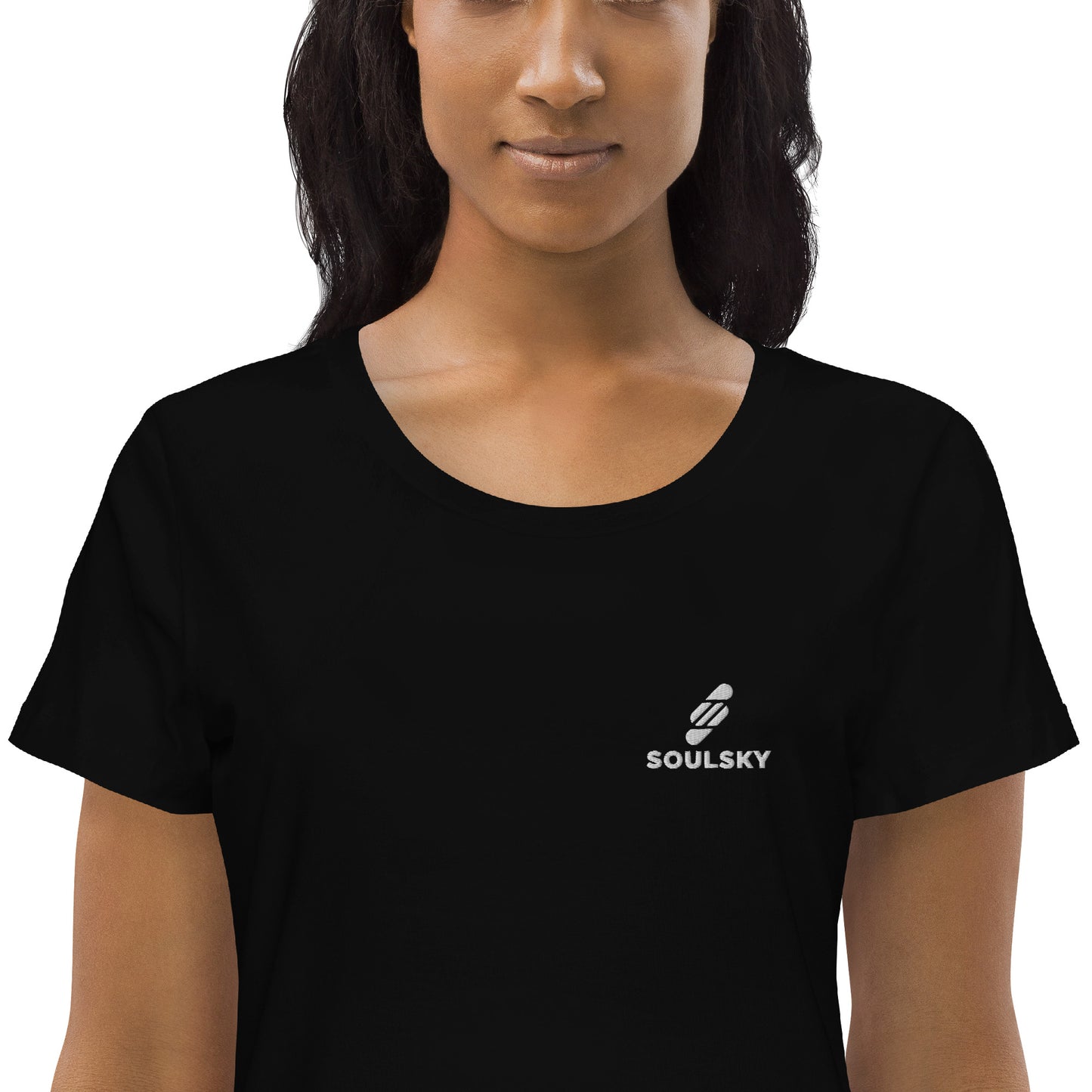 SOULSKY Logo Women's Crewneck T-shirt - Black