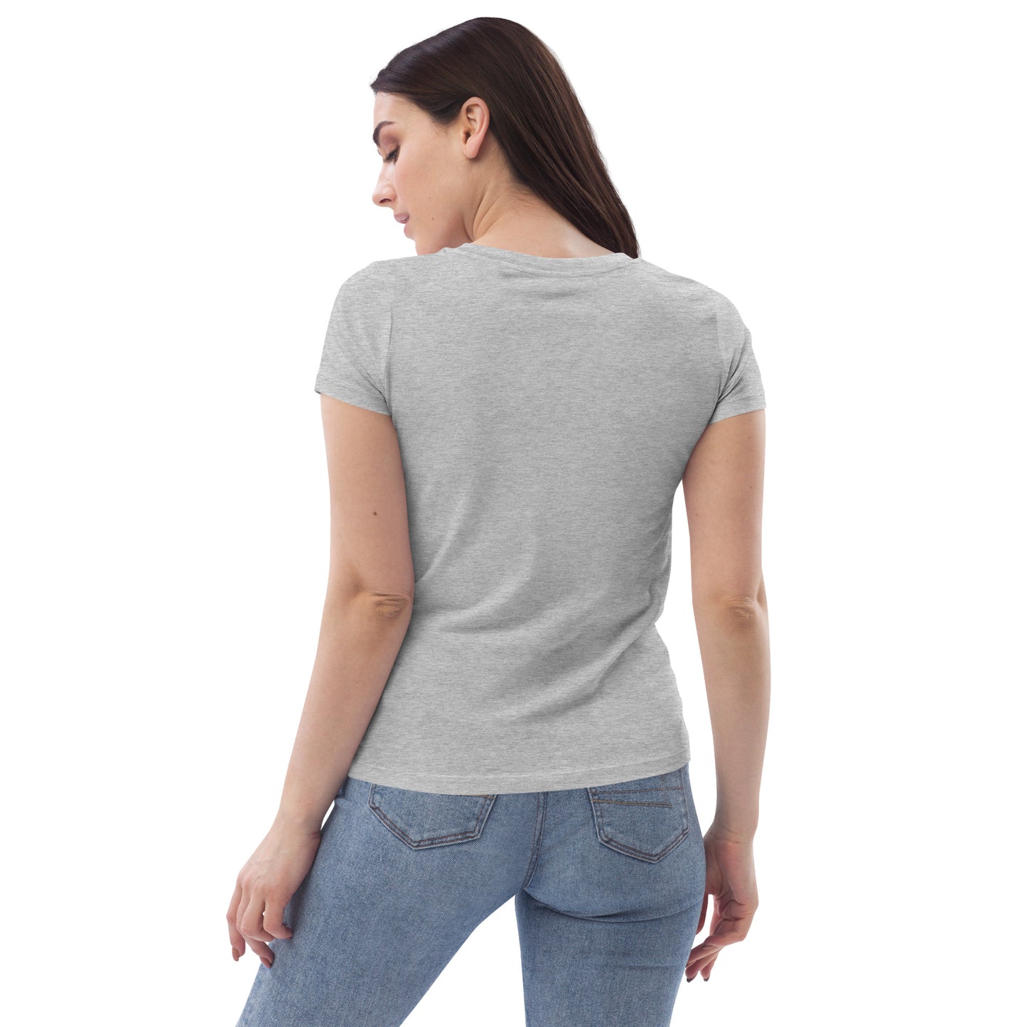 SOULSKY Logo Women's Crewneck T-shirt - Light Gray Heather