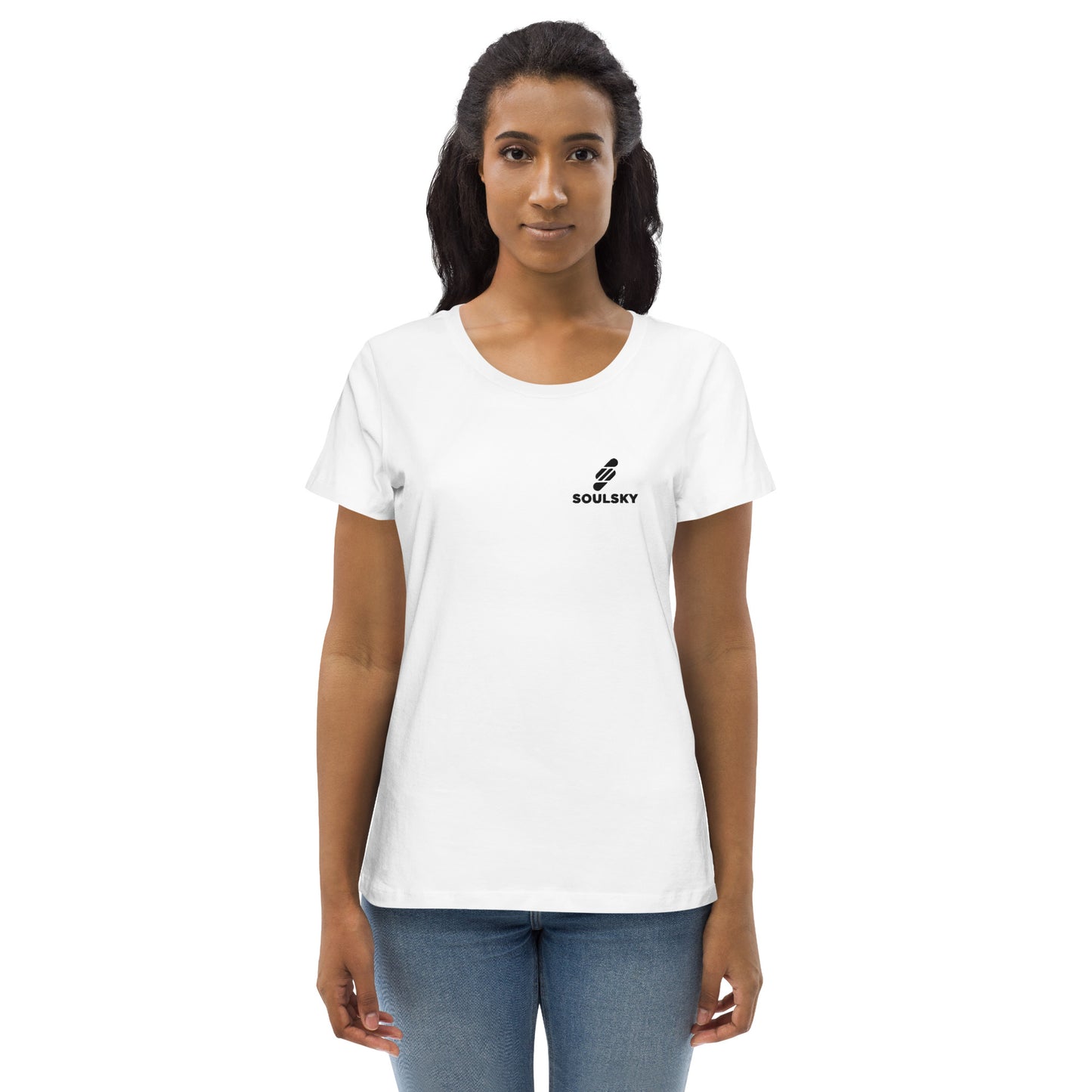 SOULSKY Logo Women's Crewneck T-shirt - White