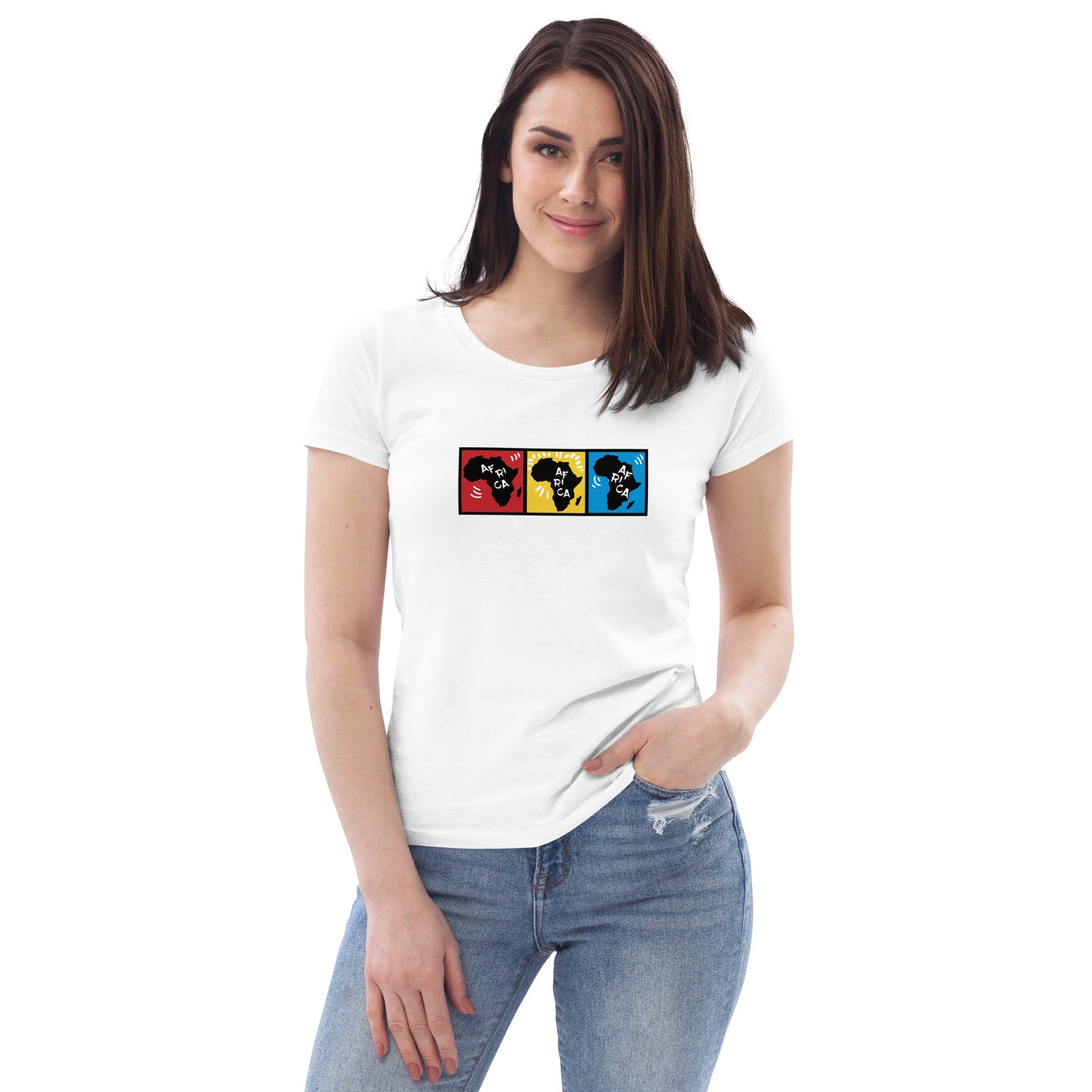 AFRICA PRIMARY Women's Tee (White)