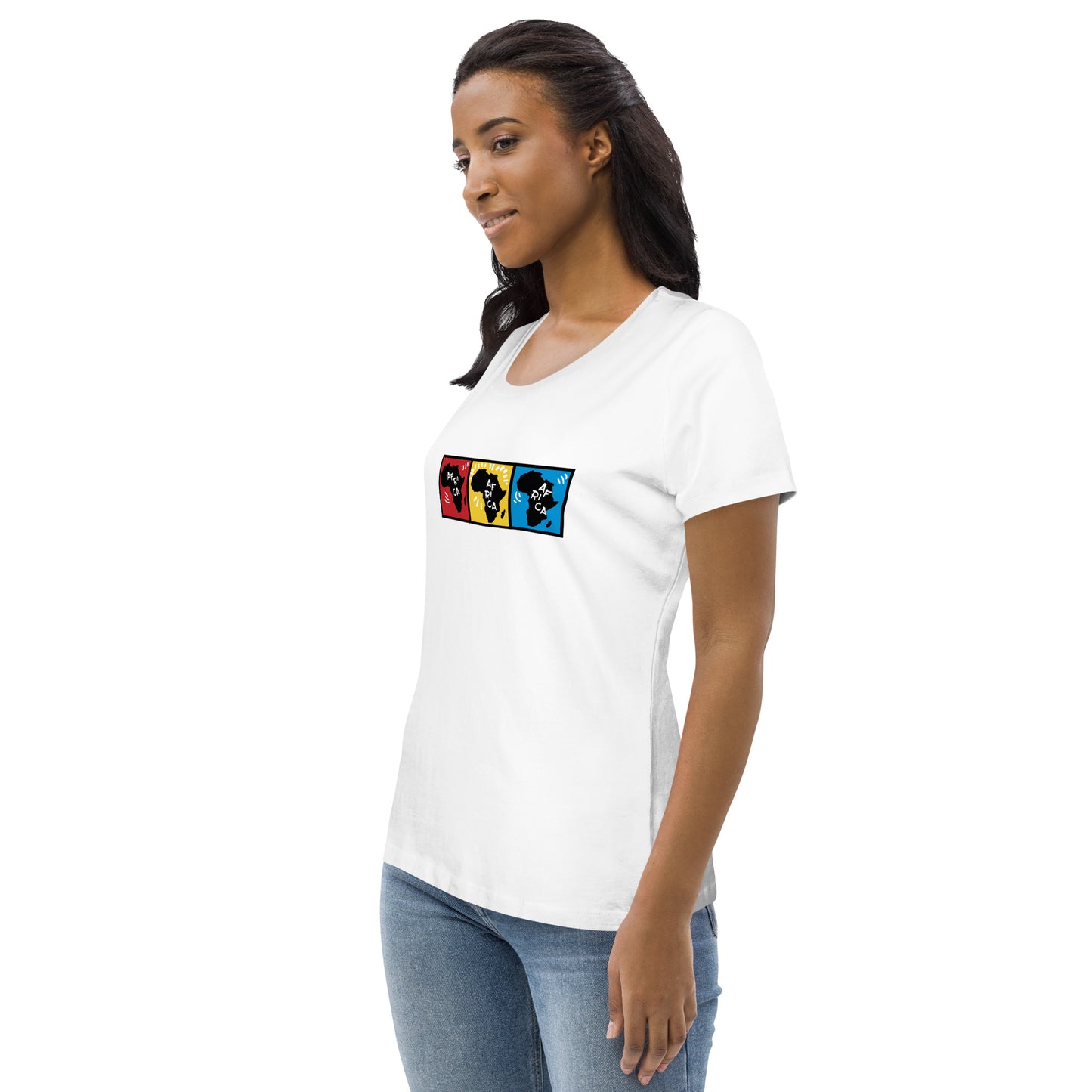 AFRICA PRIMARY Women's Tee (White)