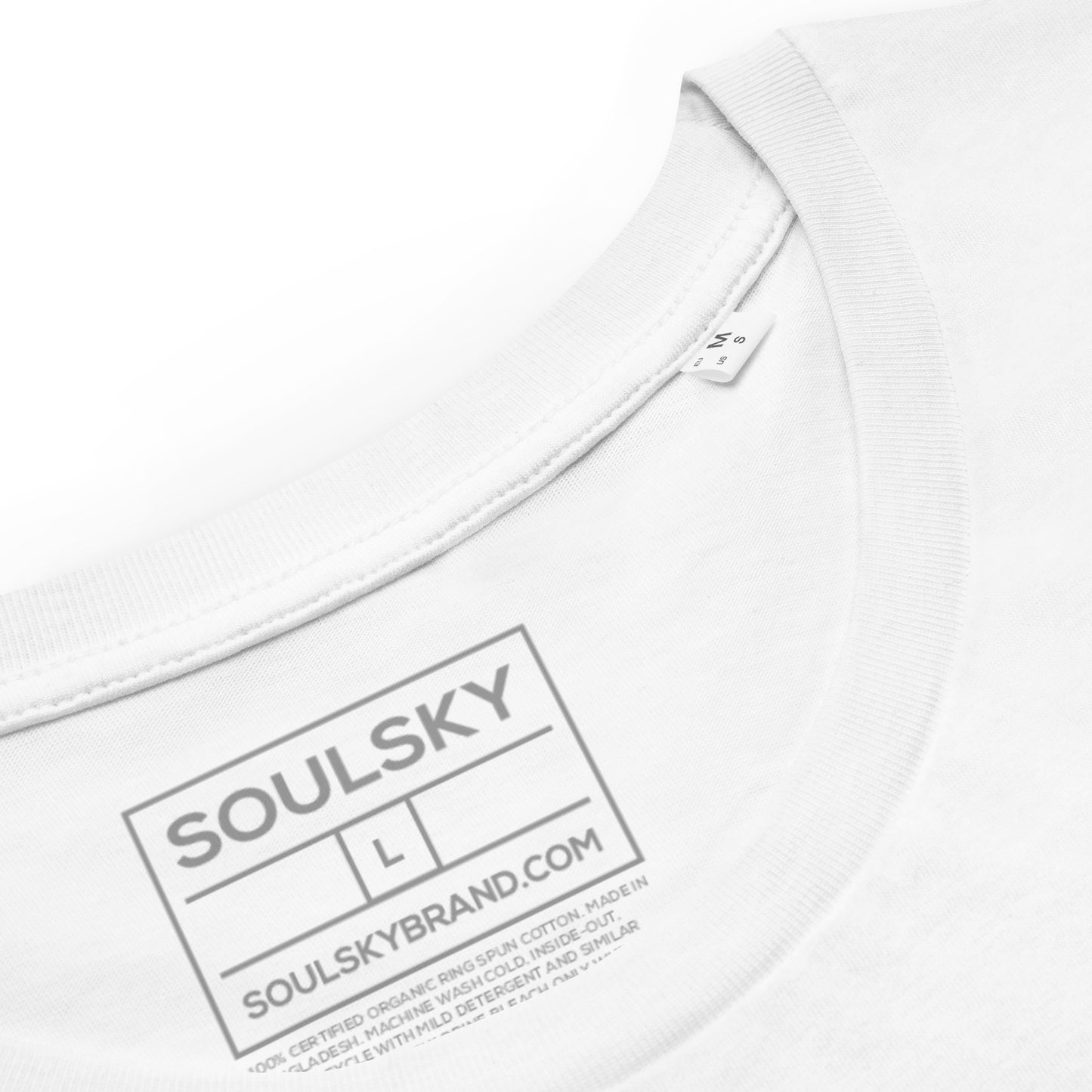SOULSKY Logo Women's Crewneck T-shirt - White