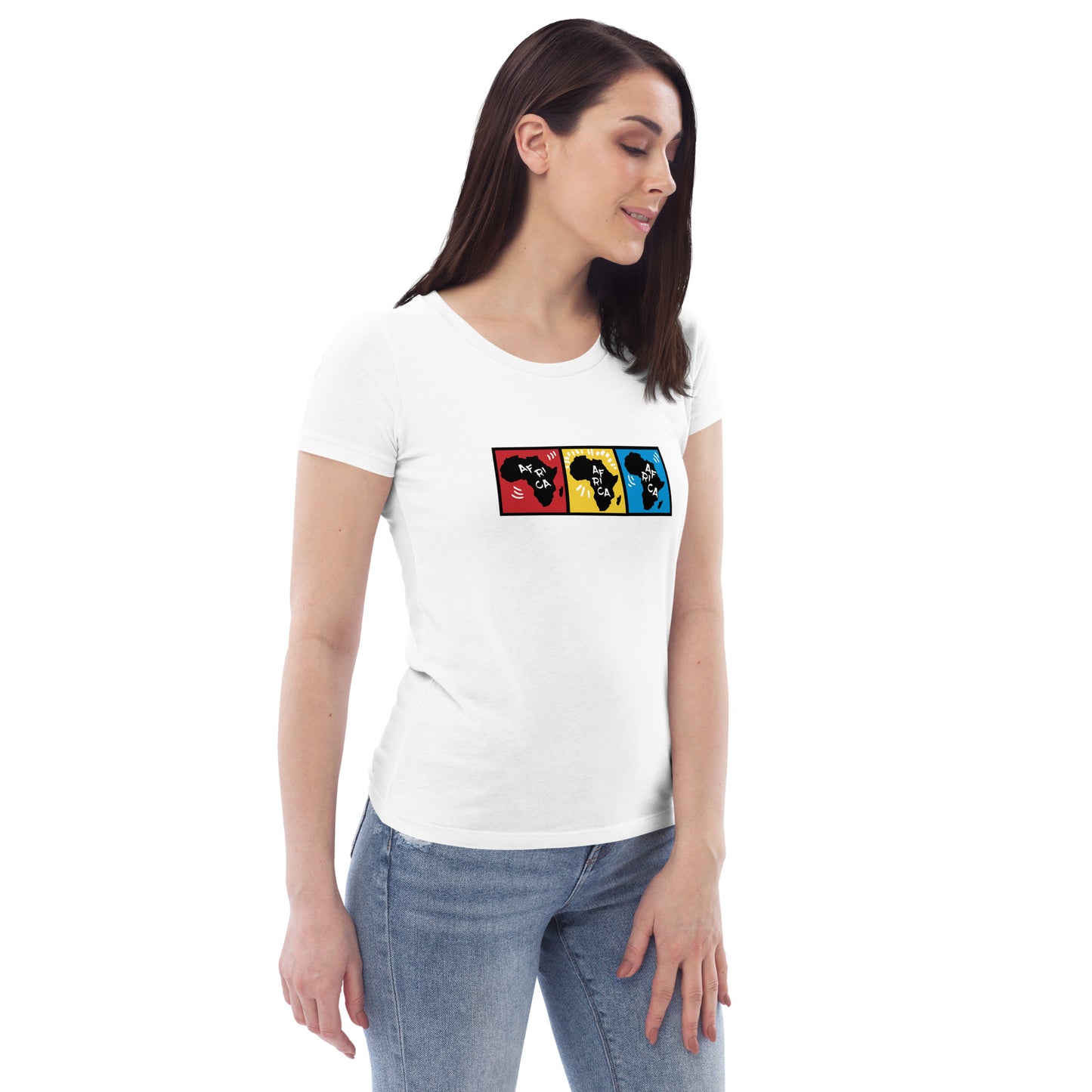 AFRICA PRIMARY Women's Tee (White)