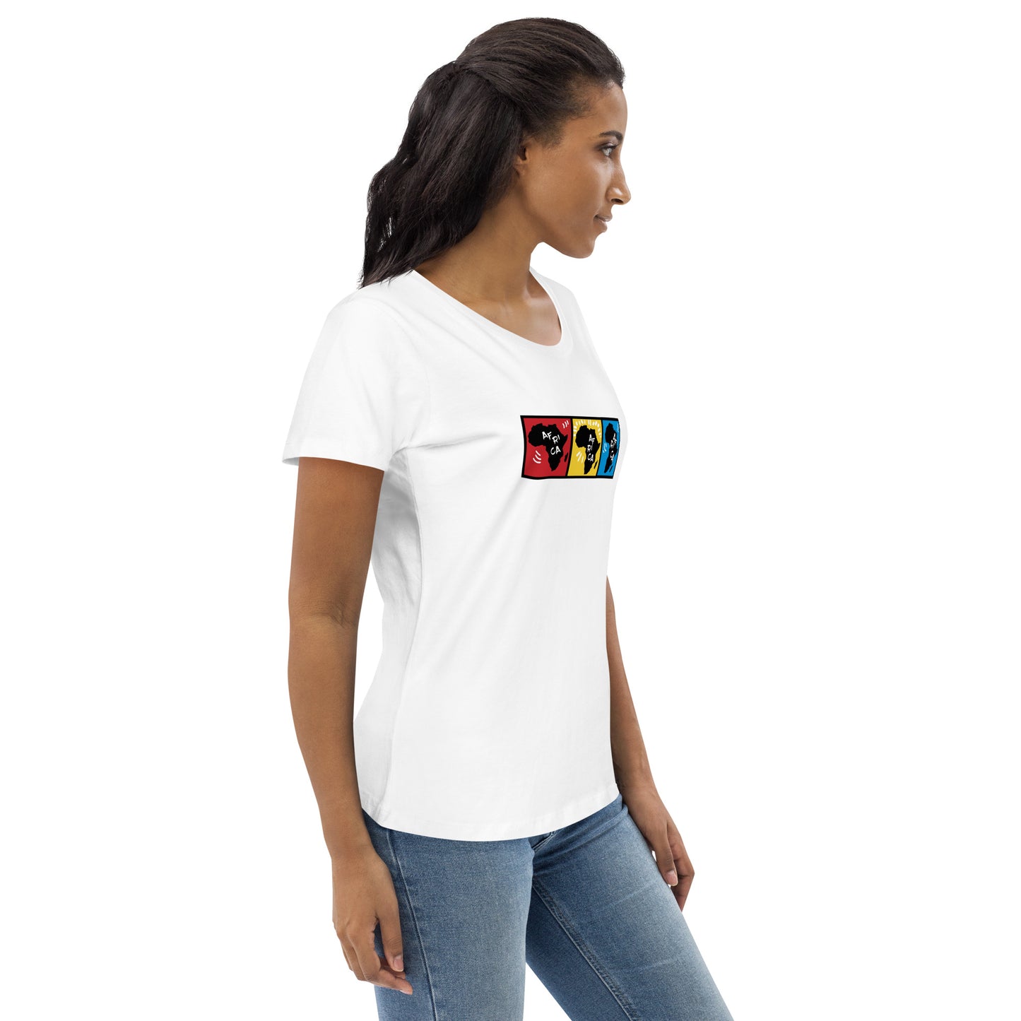 AFRICA PRIMARY Women's Tee (White)