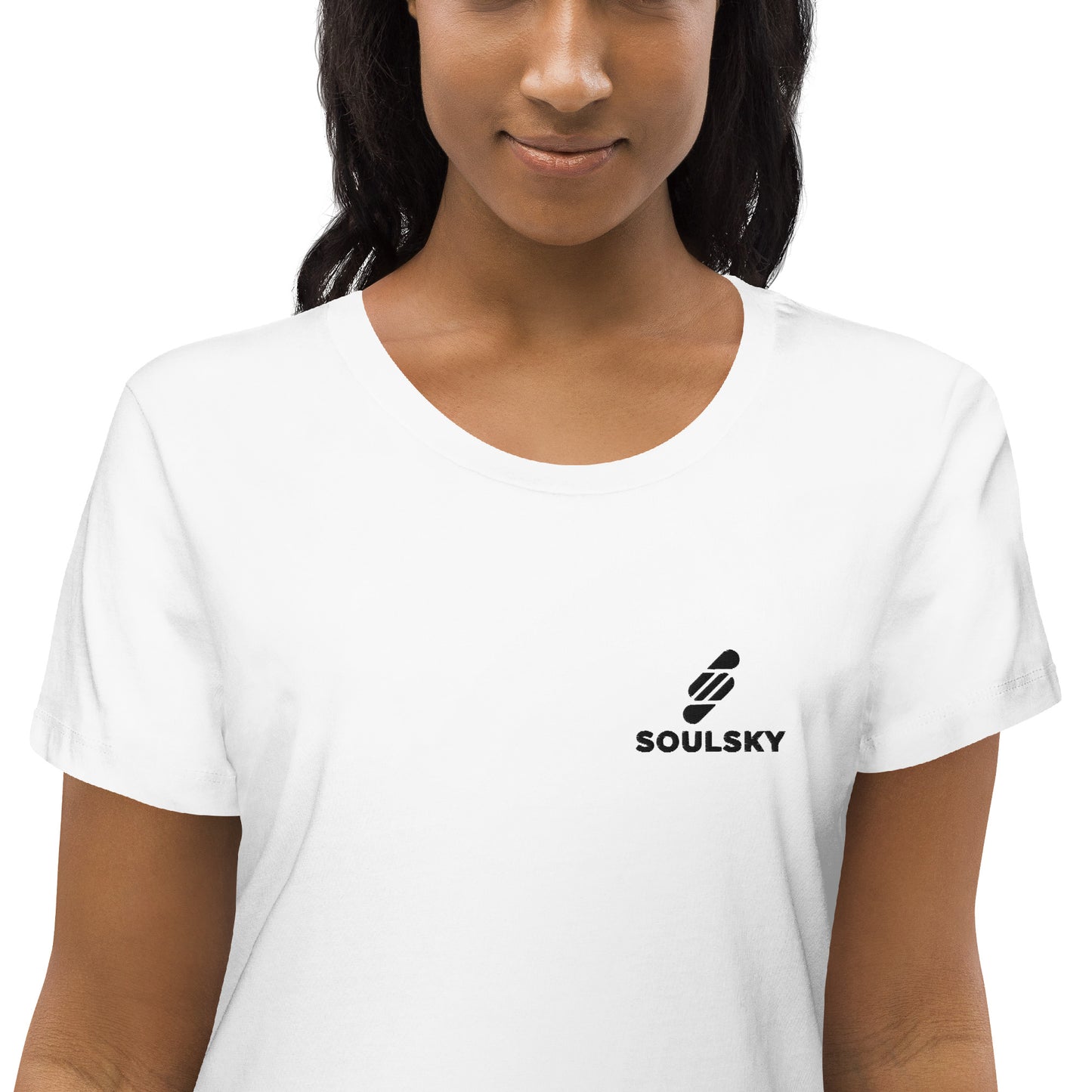 SOULSKY Logo Women's Crewneck T-shirt - White