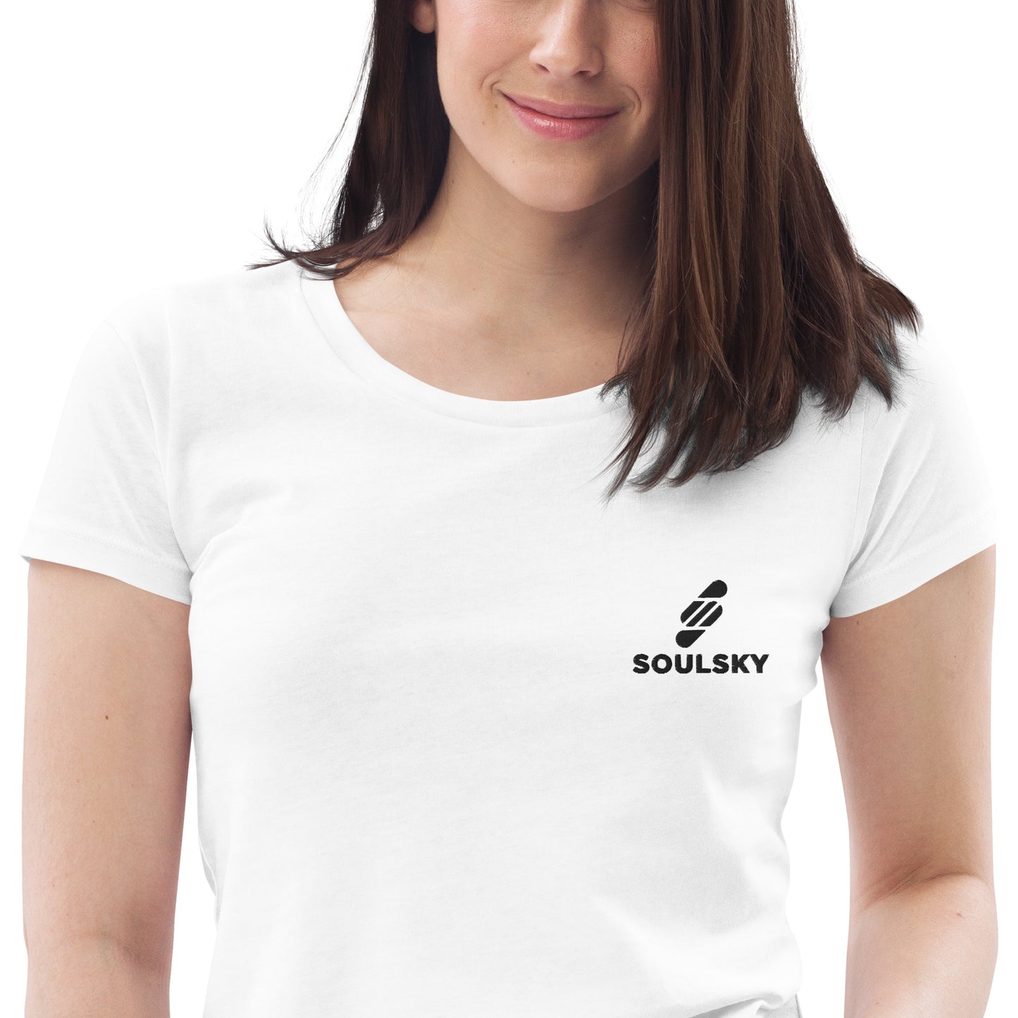 SOULSKY Logo Women's Crewneck T-shirt - White