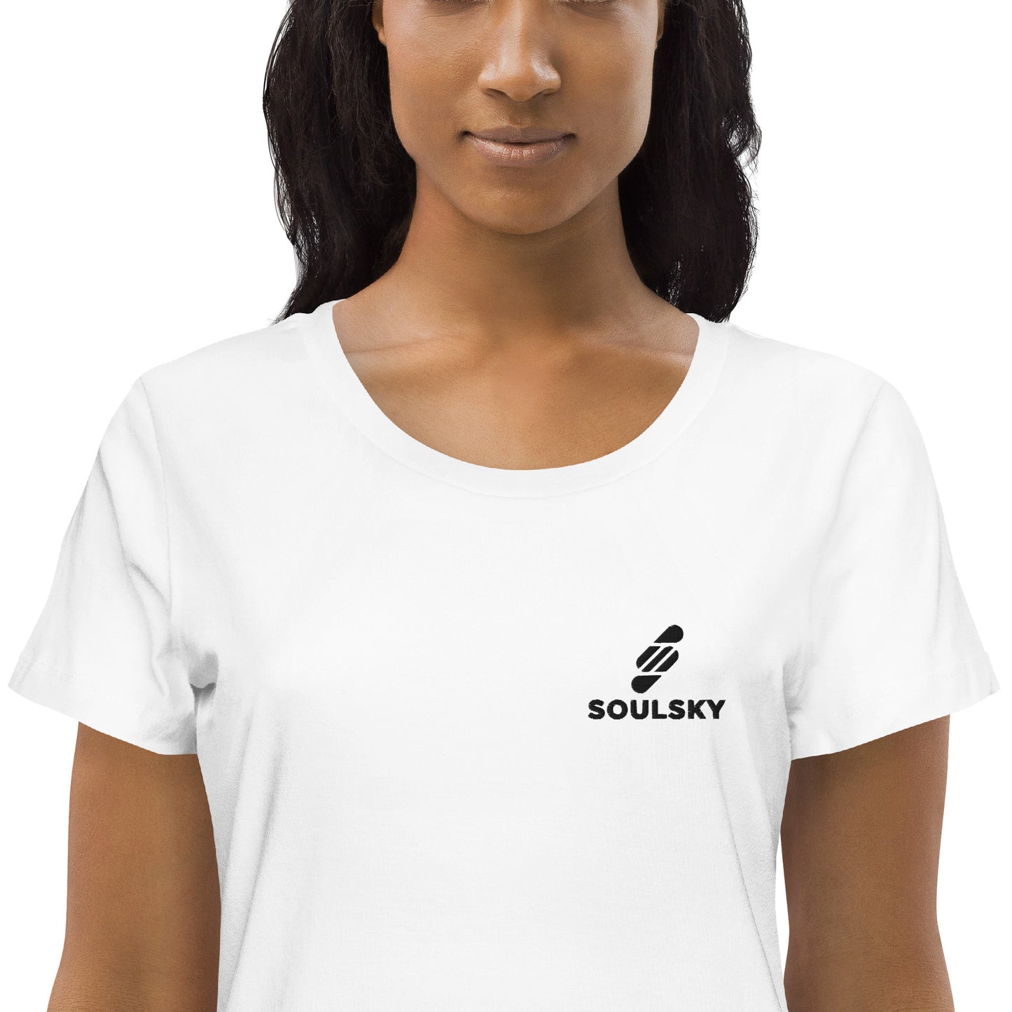 SOULSKY Logo Women's Crewneck T-shirt - White