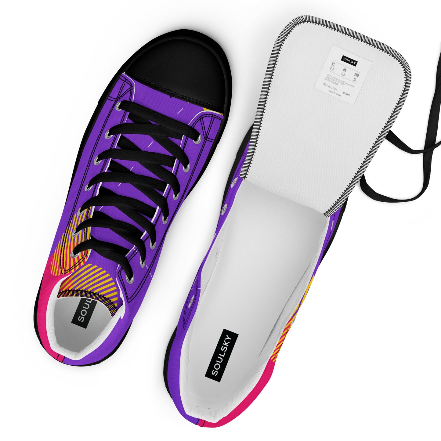 FOLLOW YOUR HEART Women’s High Top Canvas Shoes