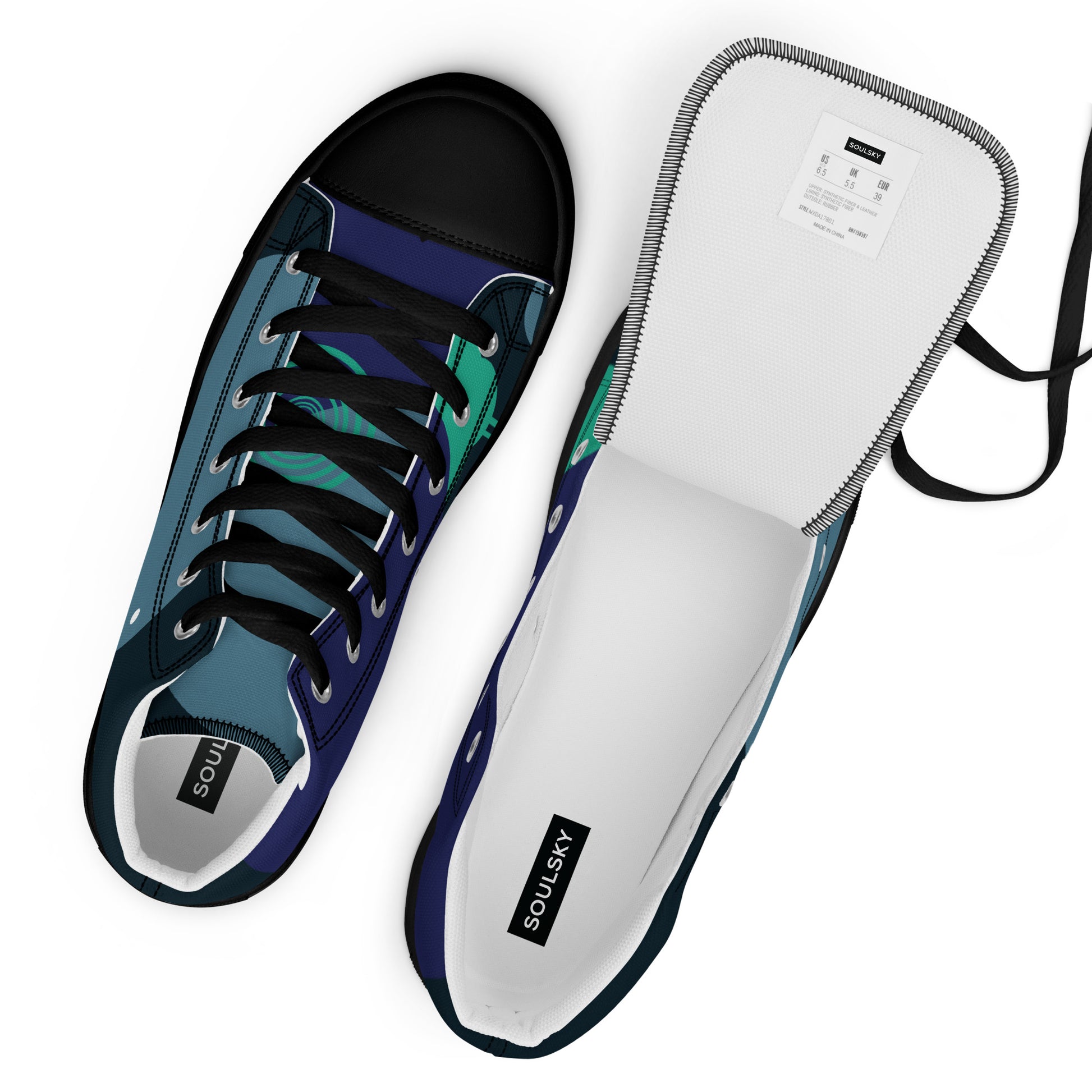 ARTIST Women’s High Top Canvas Shoes - SOULSKY