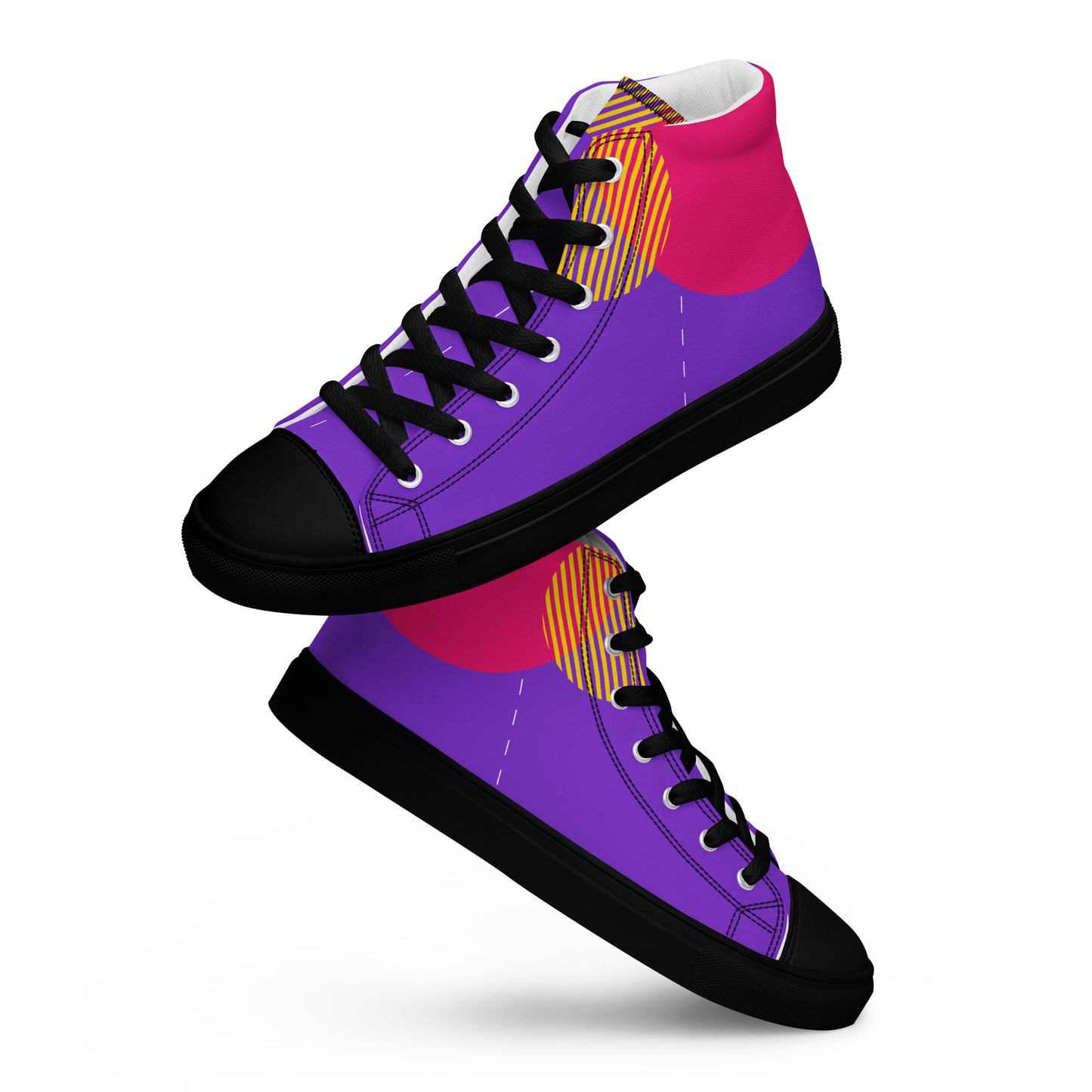 FOLLOW YOUR HEART Women’s High Top Canvas Shoes