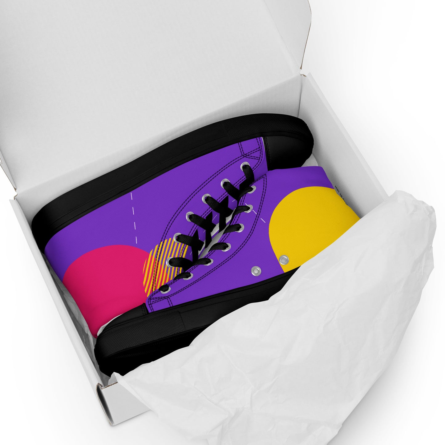 FOLLOW YOUR HEART Women’s High Top Canvas Shoes