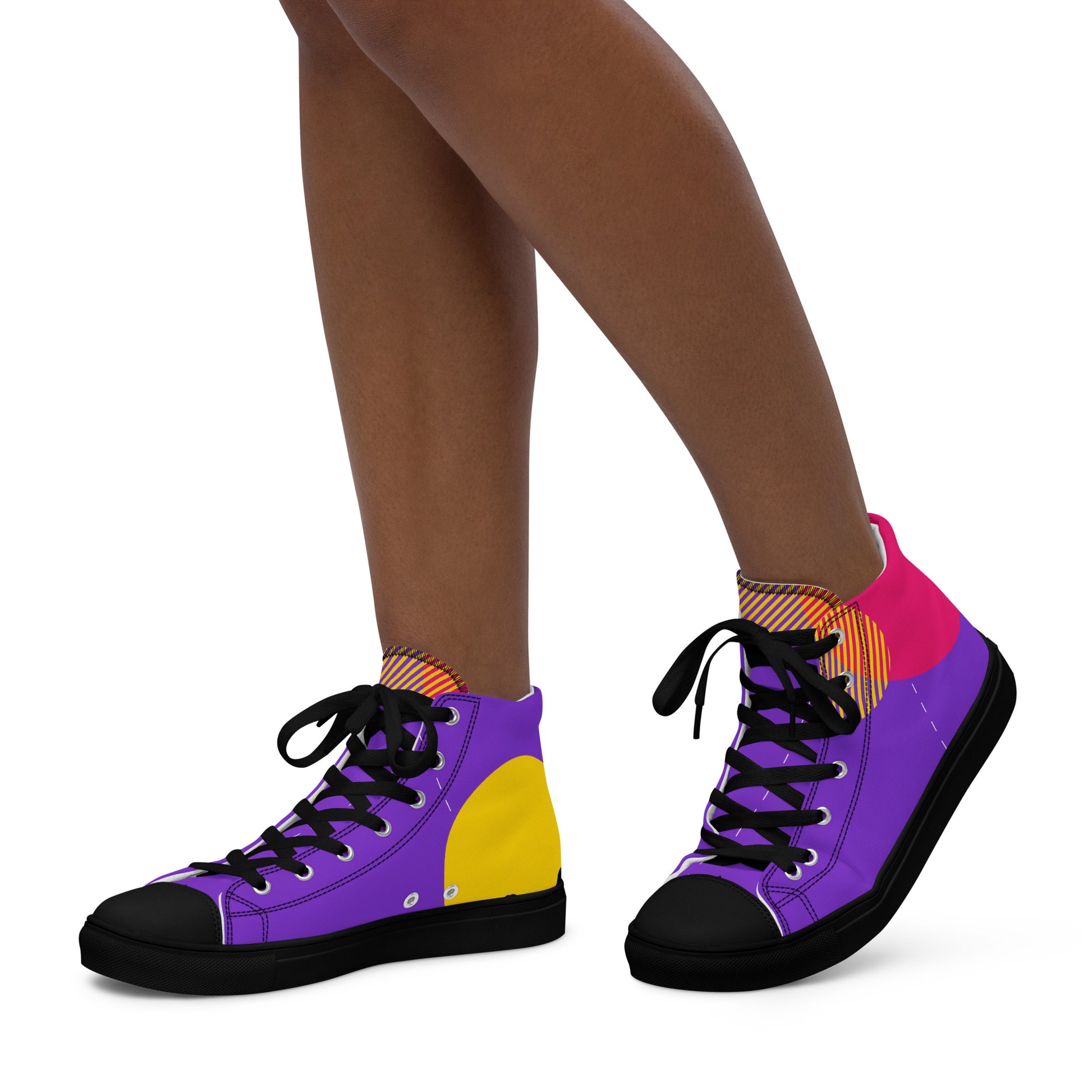 FOLLOW YOUR HEART Women’s High Top Canvas Shoes - SOULSKY