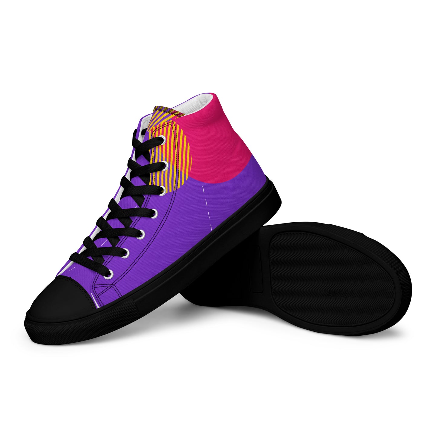FOLLOW YOUR HEART Women’s High Top Canvas Shoes