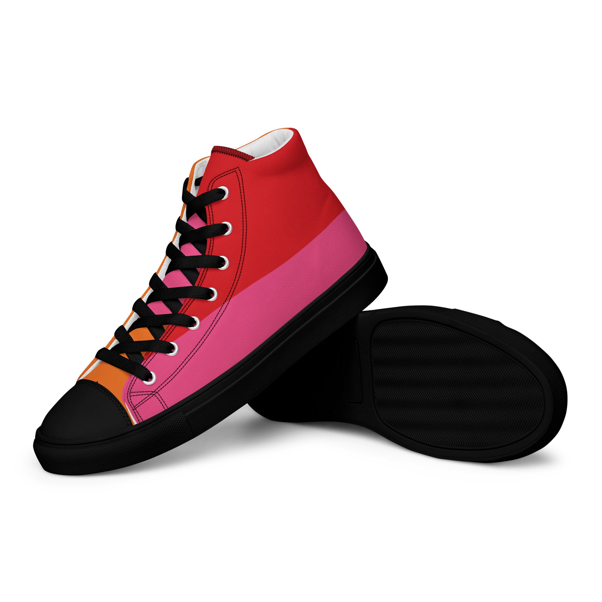 COLORFUL Women's High Top Canvas Shoes (80's Flow) - SOULSKY