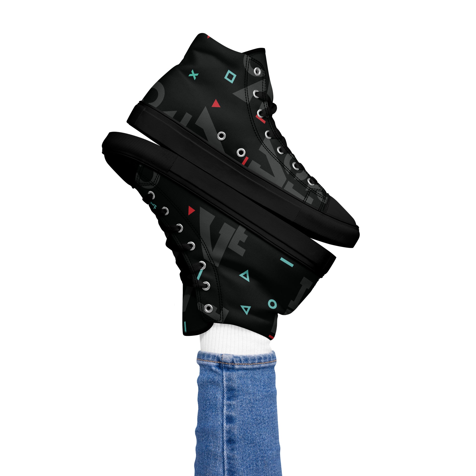AFRICA IS THE FUTURE Women's High Top Canvas Shoes - SOULSKY