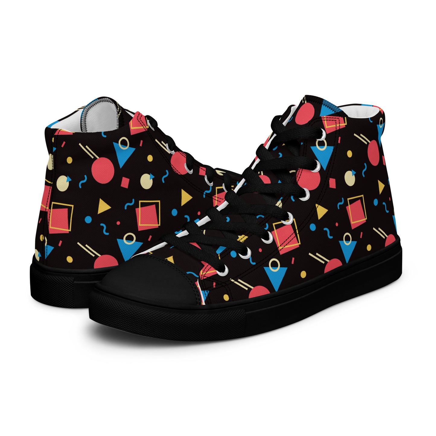 WATERMELON SUMMER Women's High Top Canvas Shoes