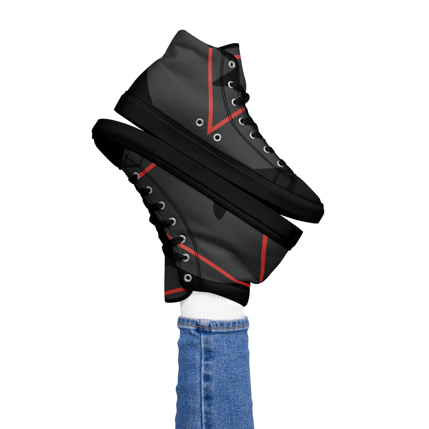 DREAM CHASER Women's High Top Canvas Shoes