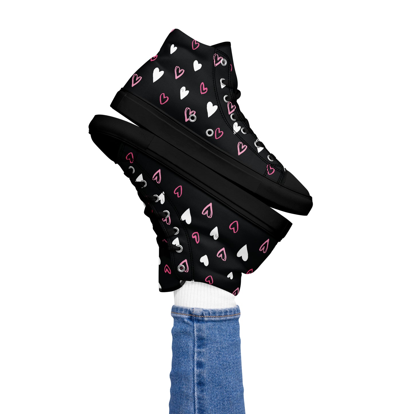 BE MY VALENTINE Women’s High Top Canvas Shoes