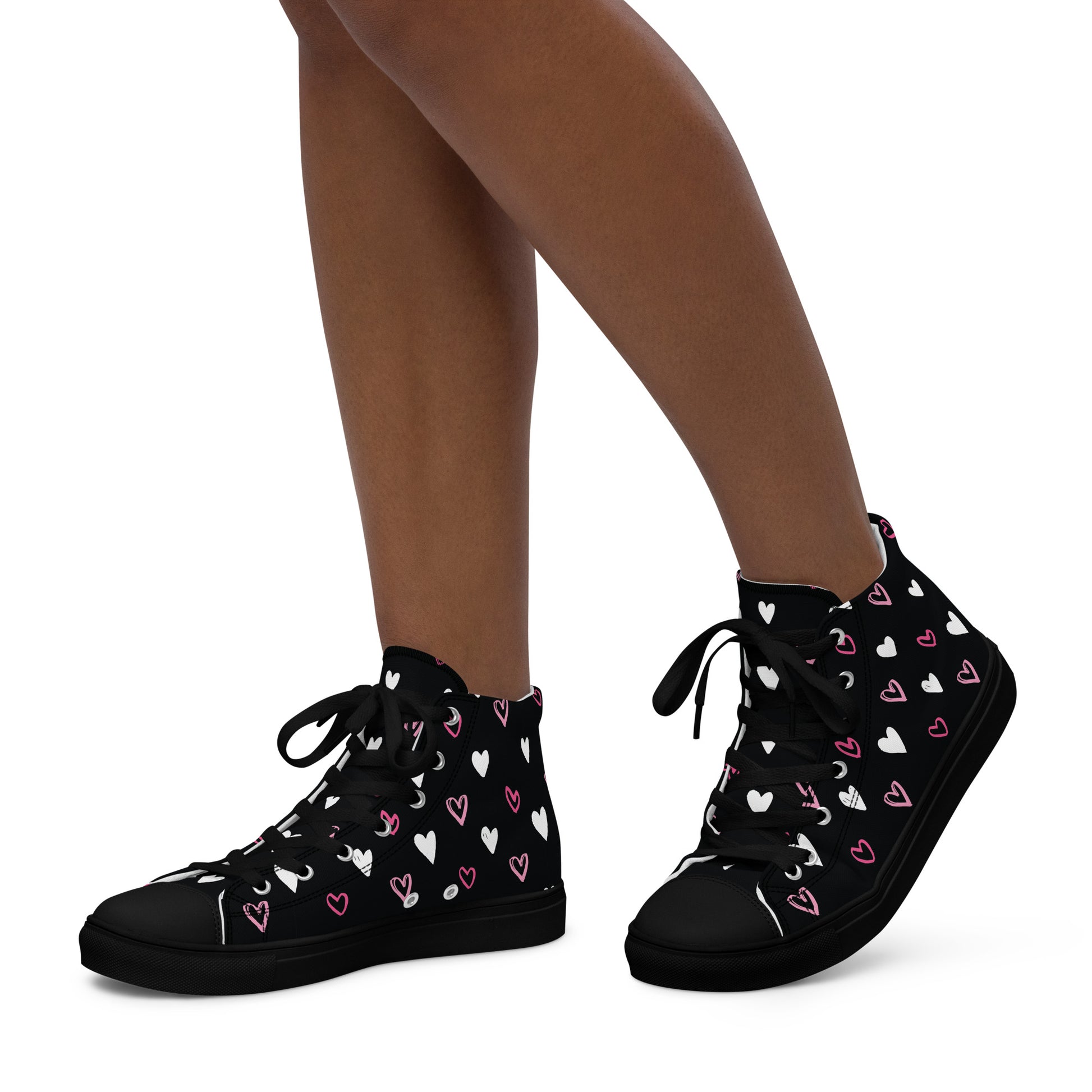 BE MY VALENTINE Women’s High Top Canvas Shoes - SOULSKY
