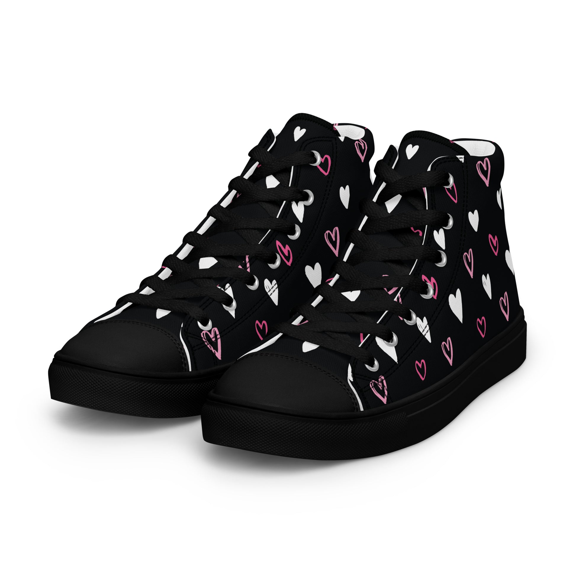 BE MY VALENTINE Women’s High Top Canvas Shoes - SOULSKY