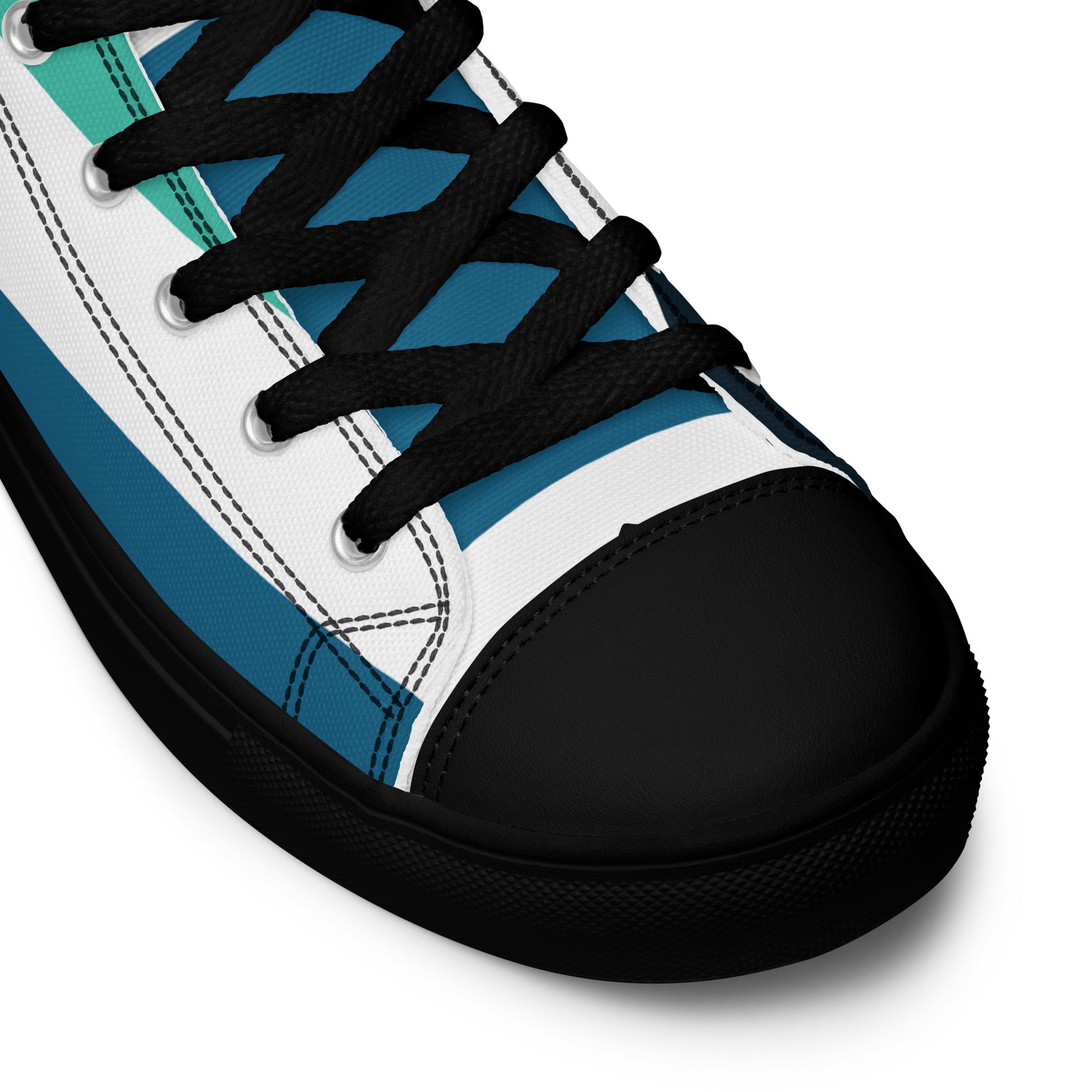 OCEAN DEPTHS Women's High Top Canvas Shoes - SOULSKY