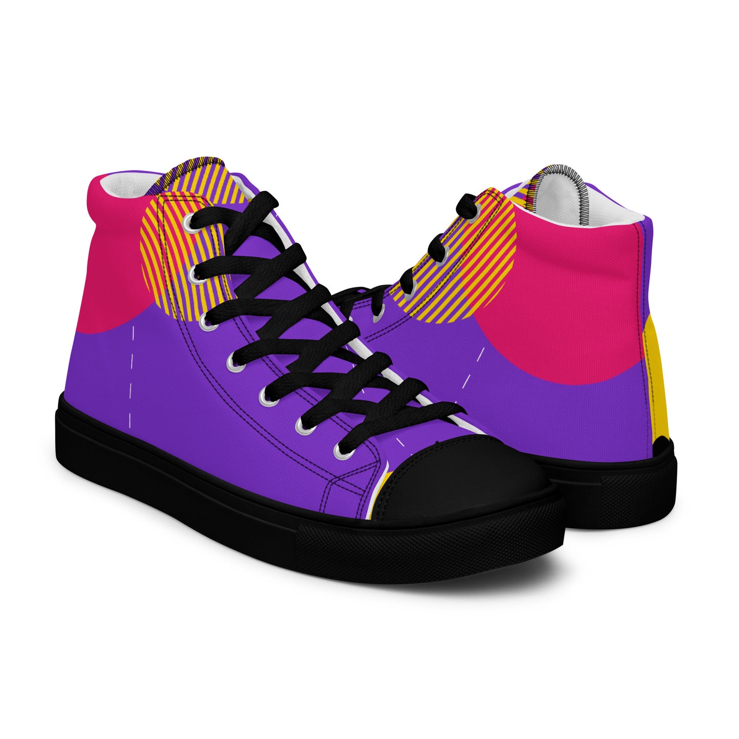 FOLLOW YOUR HEART Women’s High Top Canvas Shoes