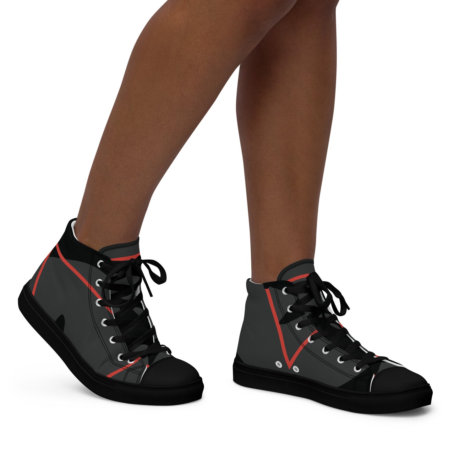 DREAM CHASER Women's High Top Canvas Shoes
