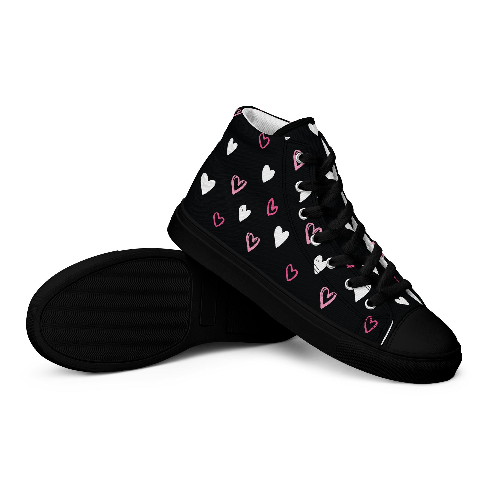 BE MY VALENTINE Women’s High Top Canvas Shoes - SOULSKY