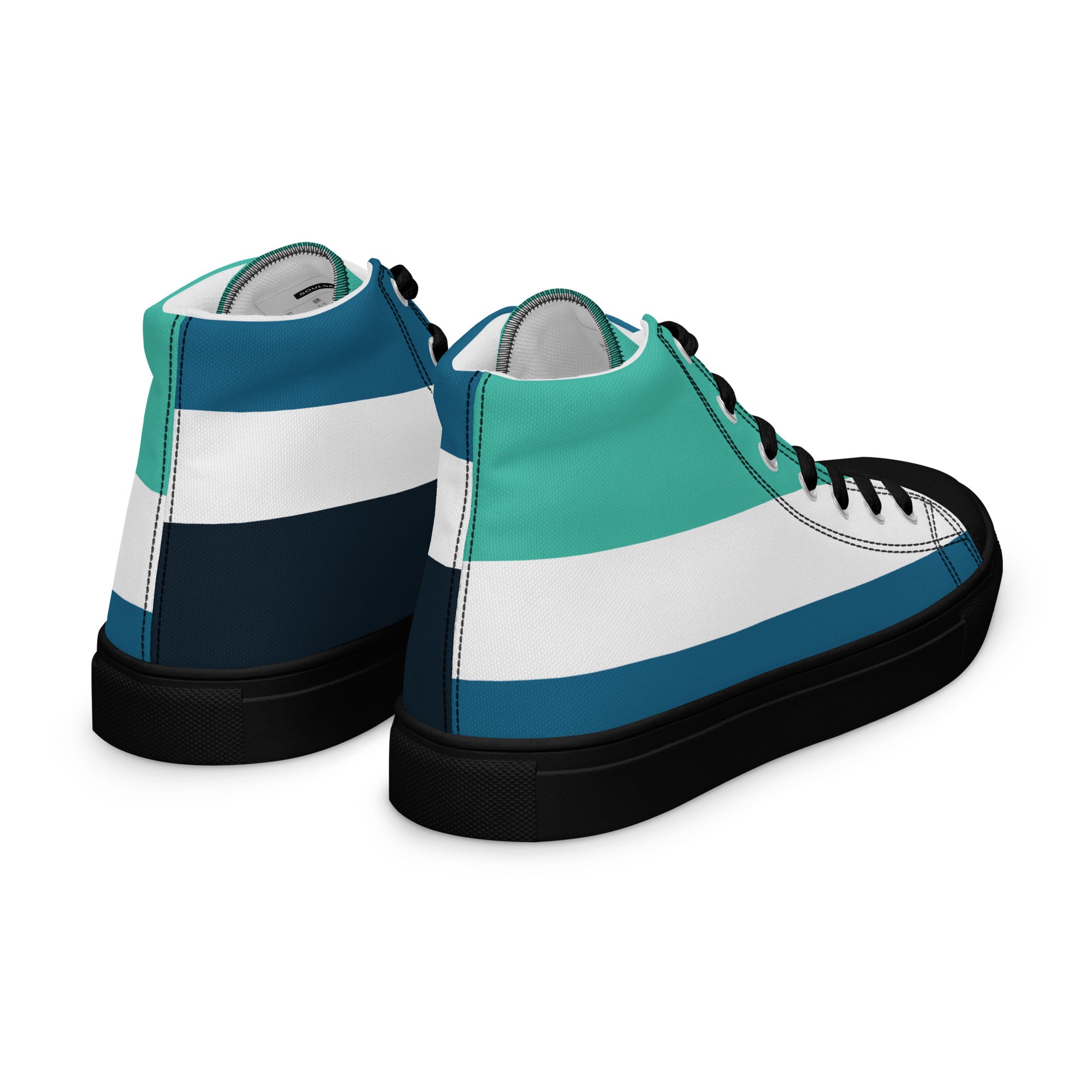 OCEAN DEPTHS Women's High Top Canvas Shoes - SOULSKY