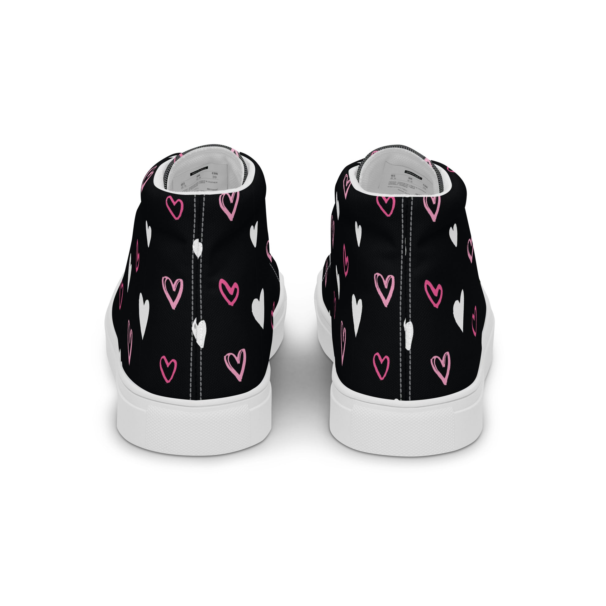 BE MY VALENTINE Women’s High Top Canvas Shoes - SOULSKY