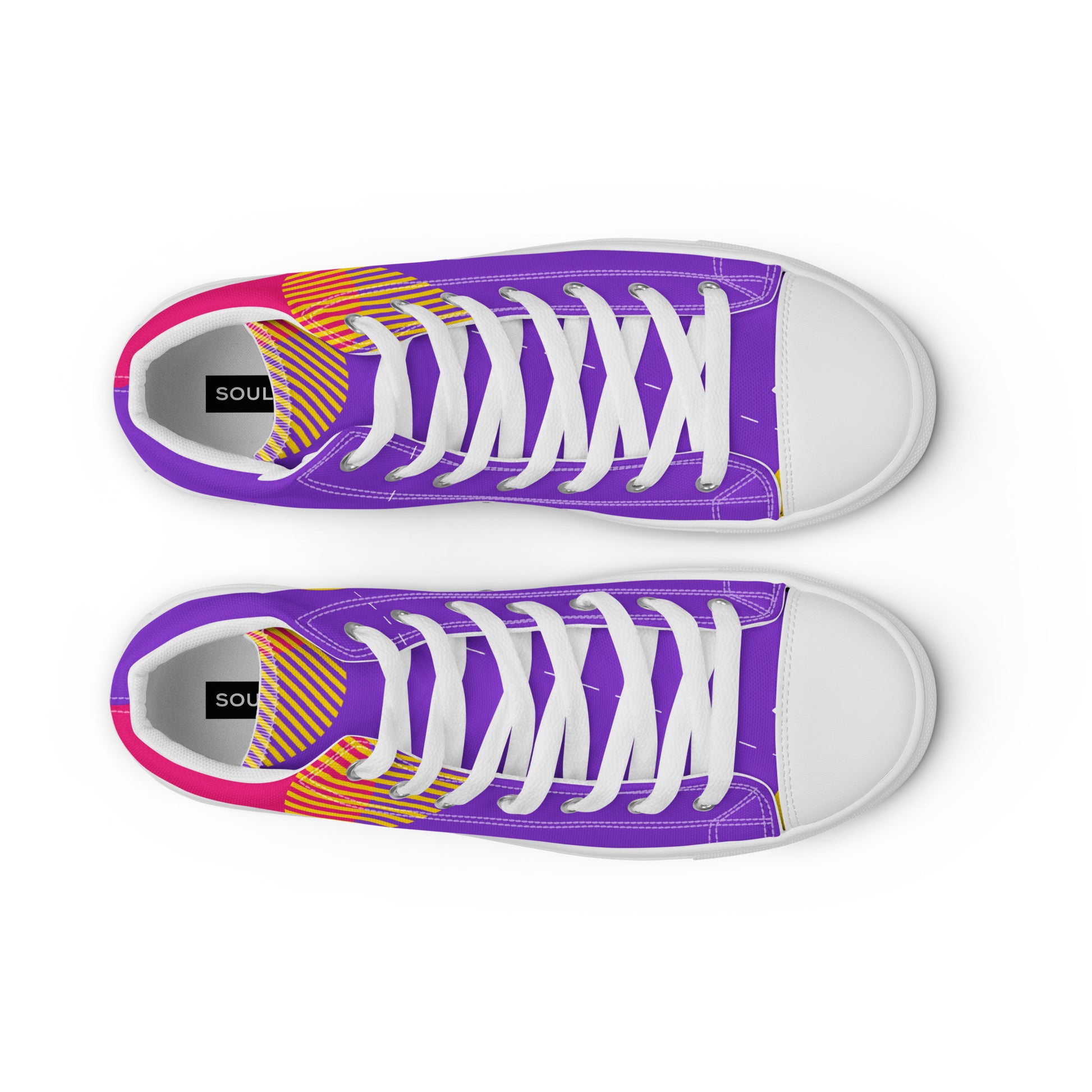 FOLLOW YOUR HEART Women’s High Top Canvas Shoes - SOULSKY