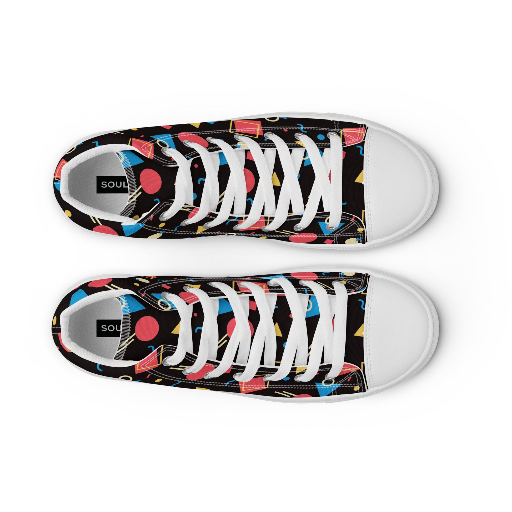 WATERMELON SUMMER Women's High Top Canvas Shoes - SOULSKY